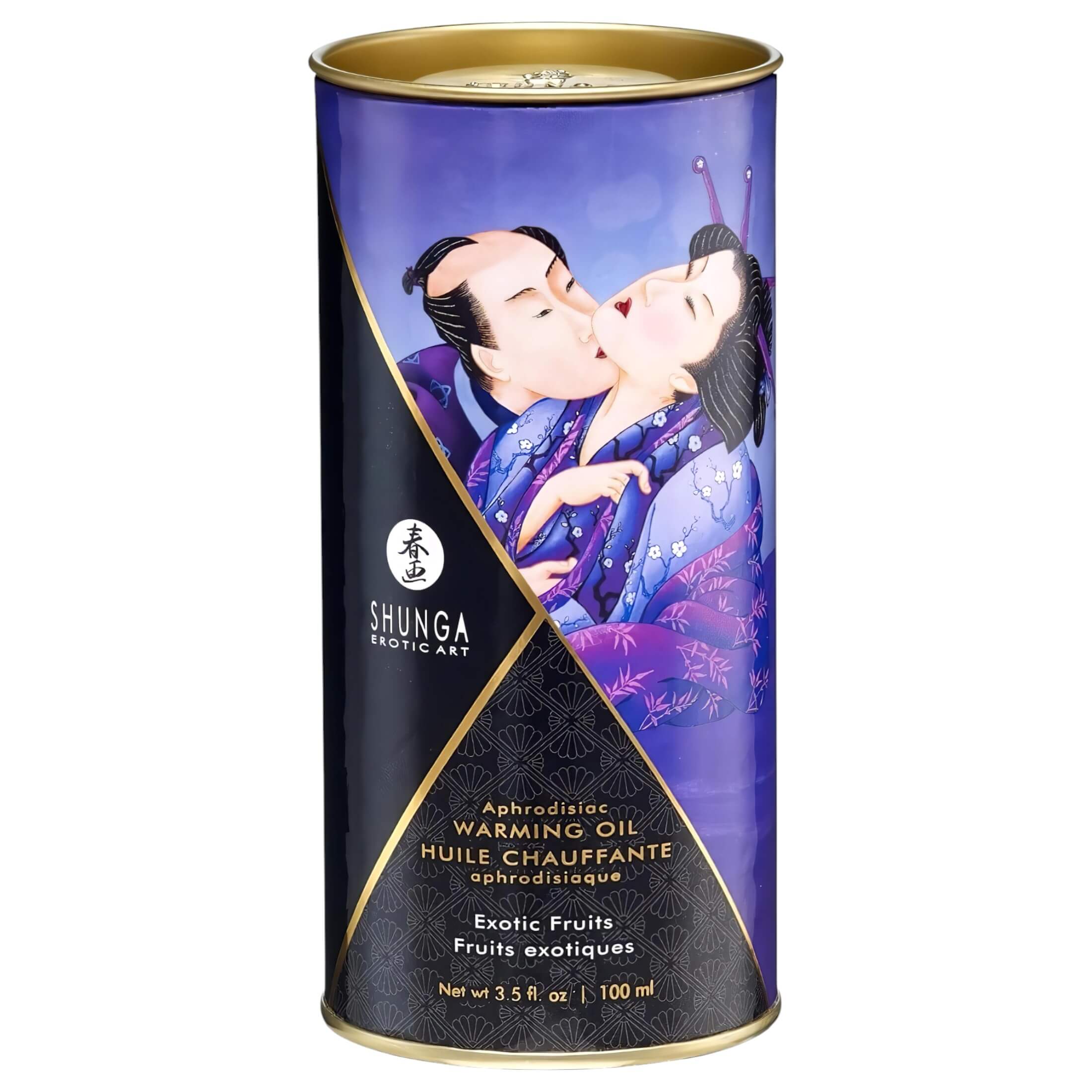 Shunga – melegítő masszázsolaj – egzotikus gyümölcs (100ml)
