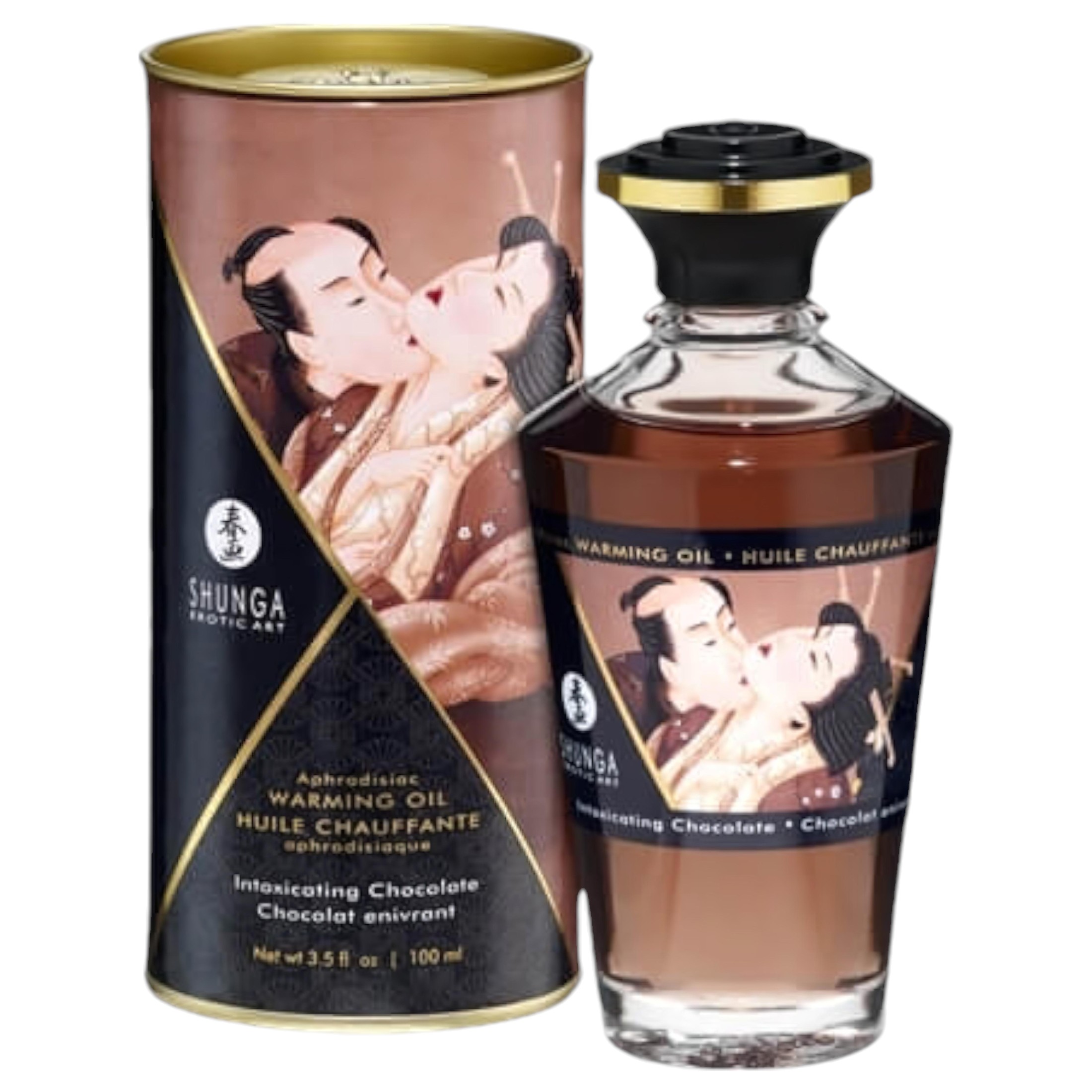 Shunga – melegítő masszázsolaj – csoki (100ml)