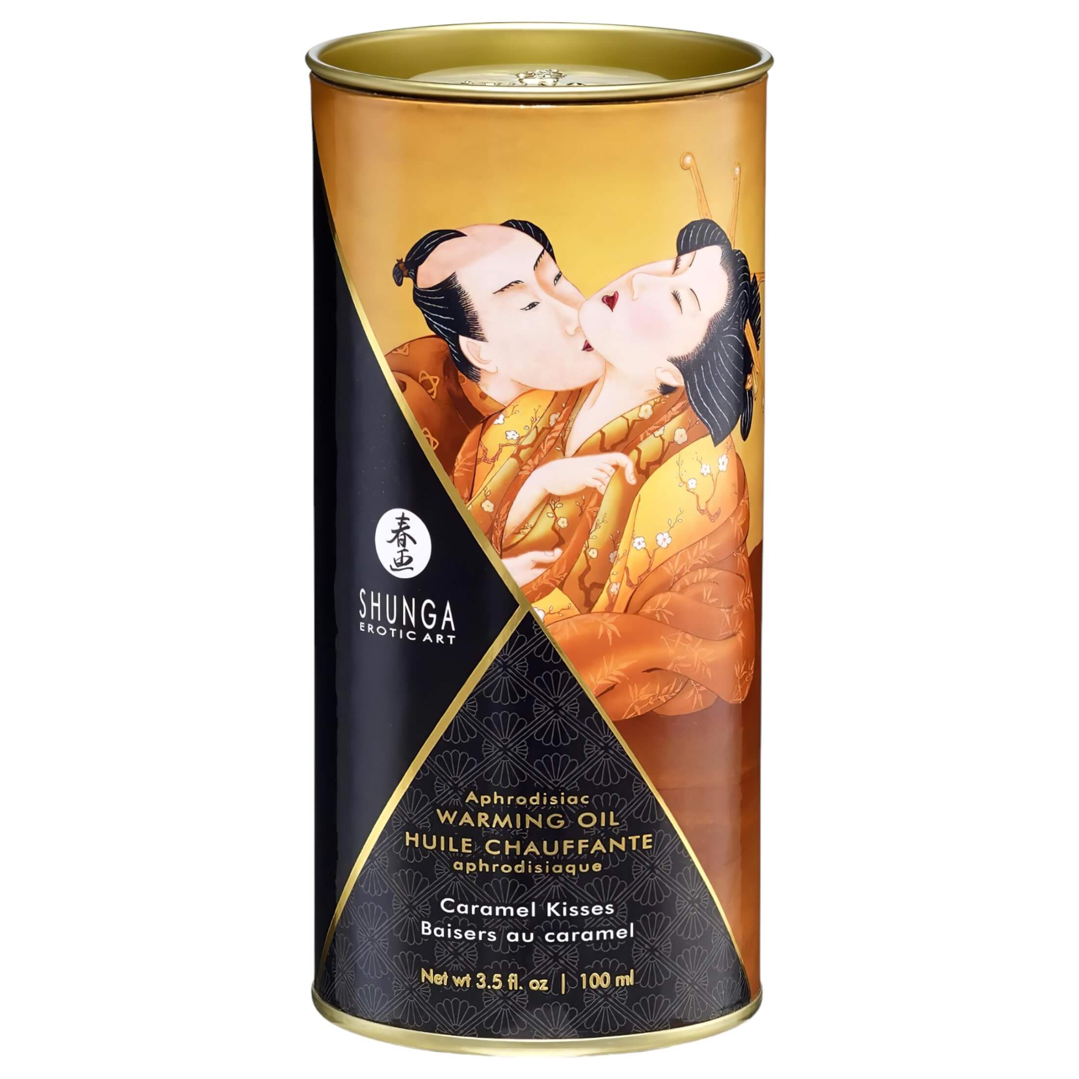 Shunga – melegítő masszázsolaj – karamell (100ml)