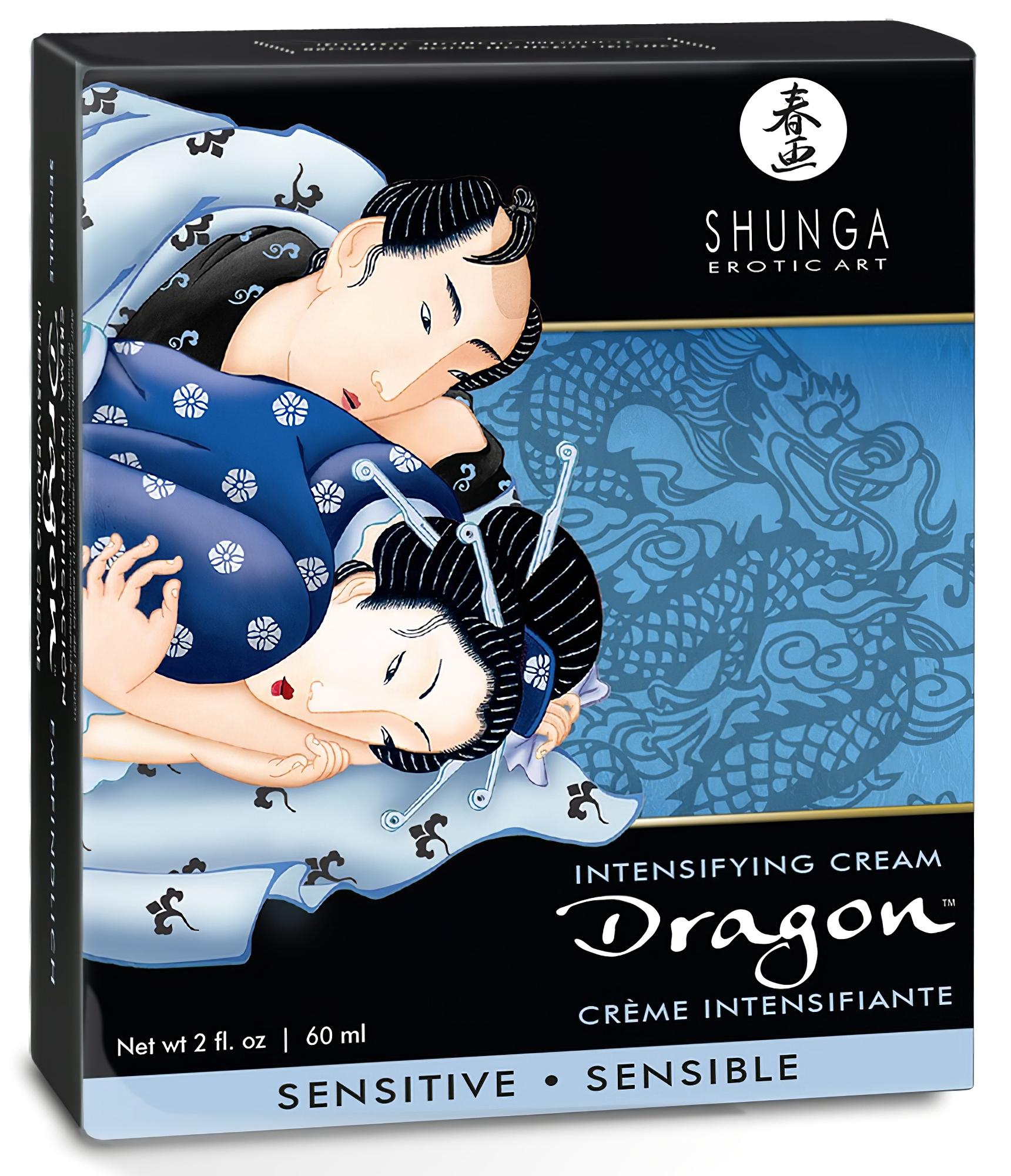 Shunga Dragon Sensitive – intim gél férfiaknak (60ml)