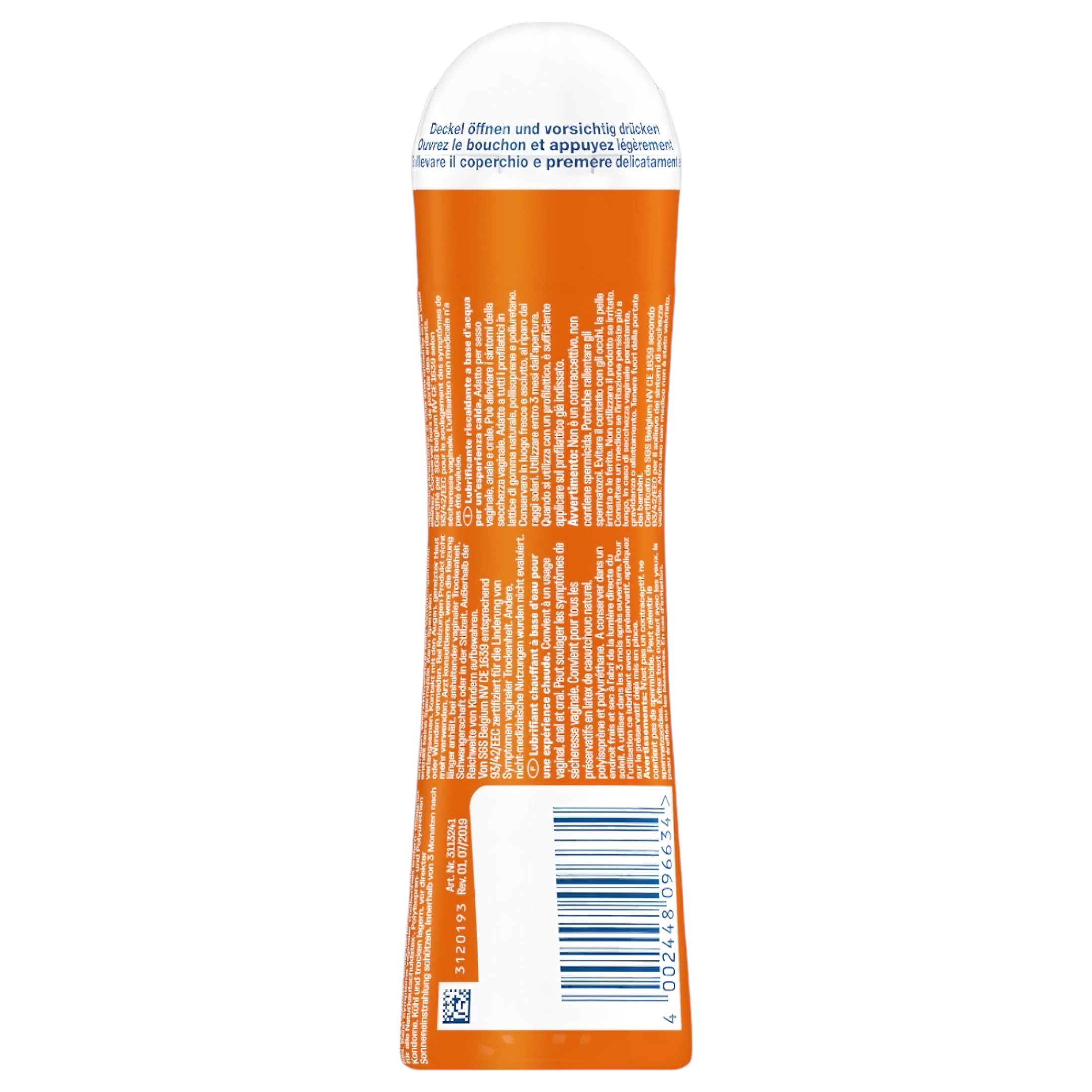 Durex Play Warming – melegítő hatású síkosító (100ml)