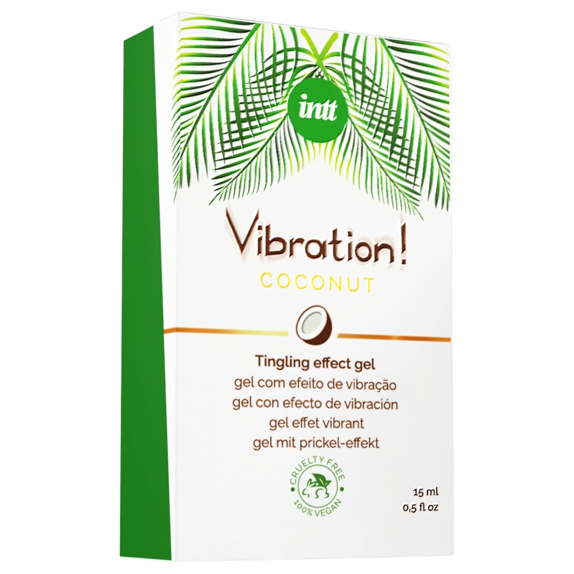 Intt Vibration! – folyékony vibrátor – kókusz (15ml)