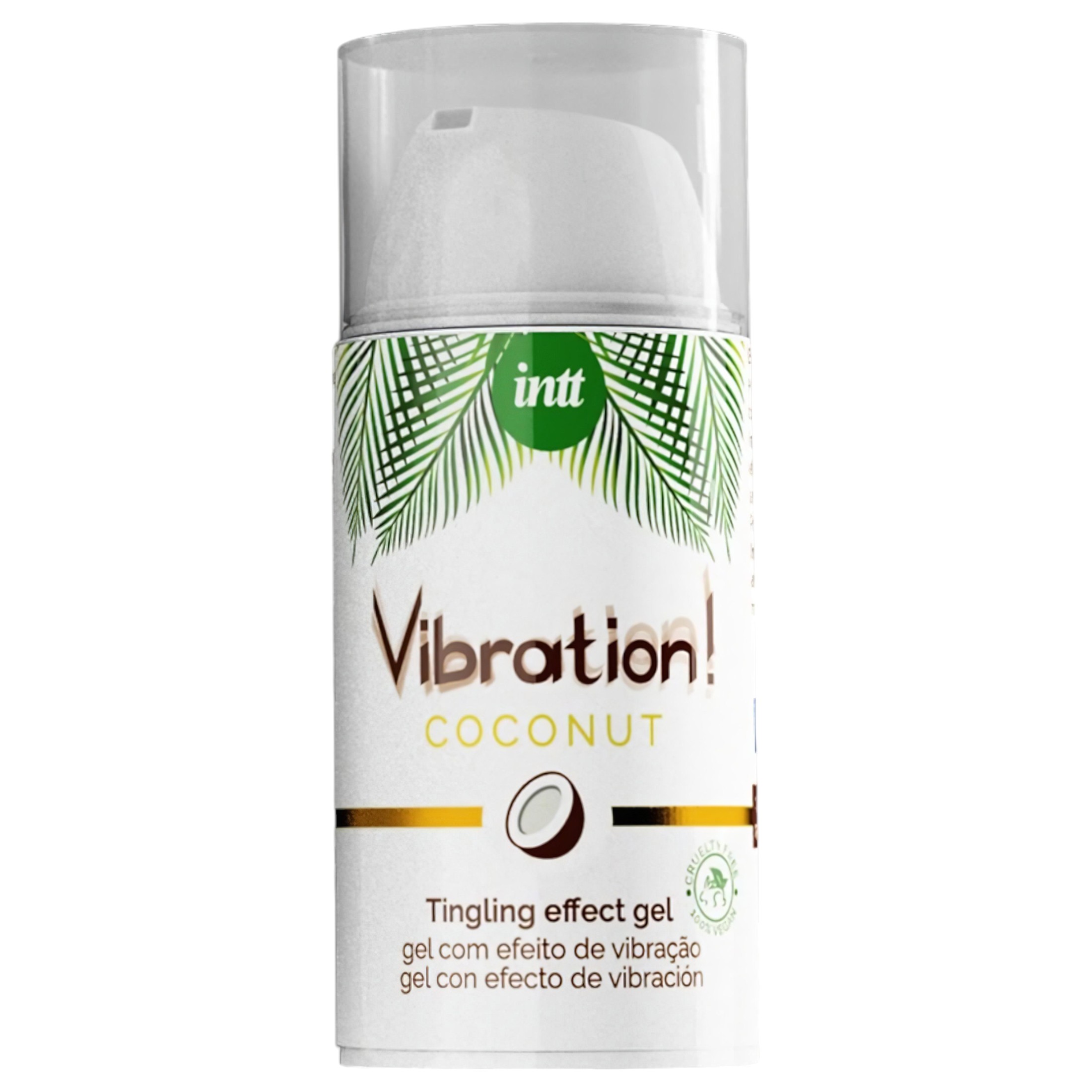 Intt Vibration! – folyékony vibrátor – kókusz (15ml)