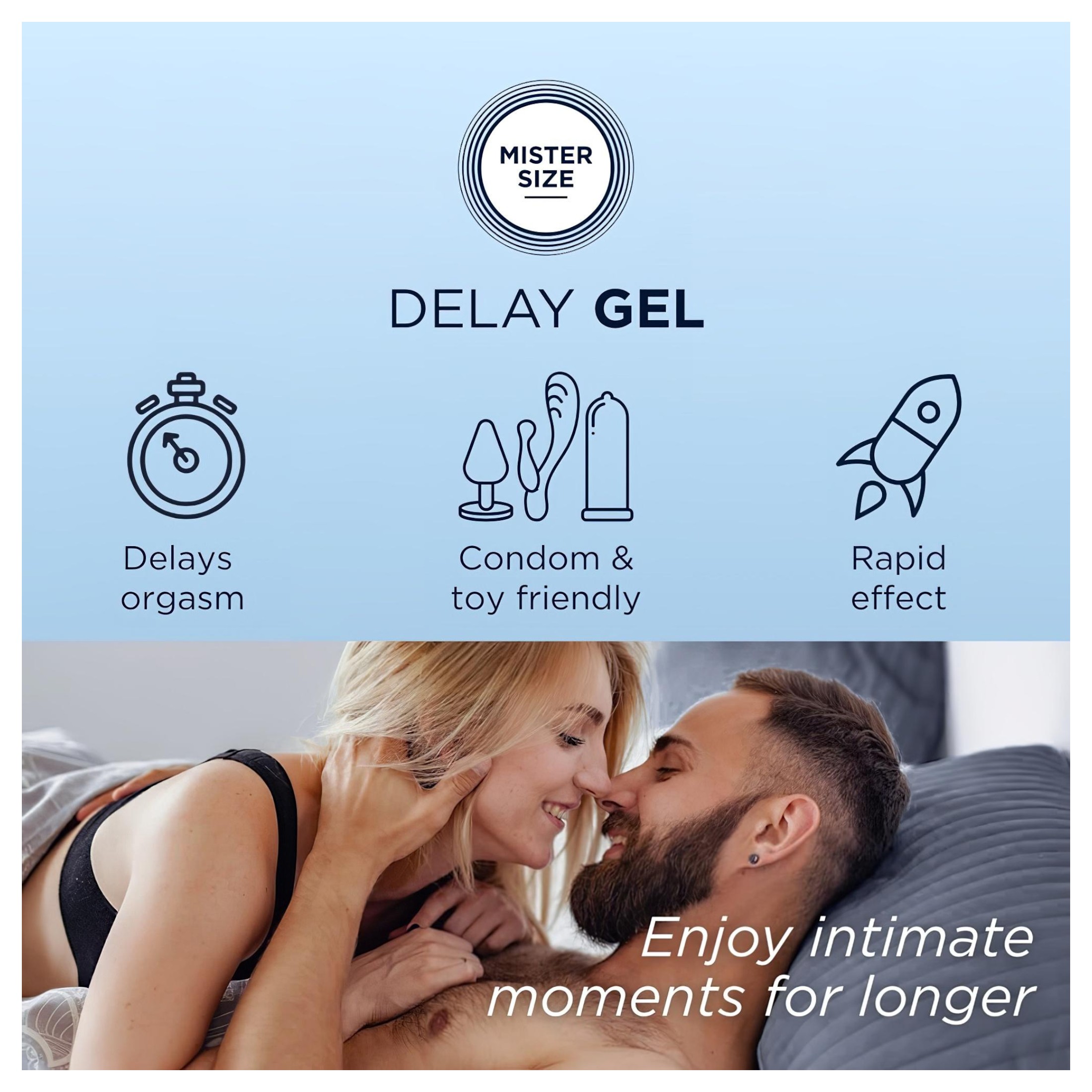 Mister Size – magömlést késleltető gél (50ml)
