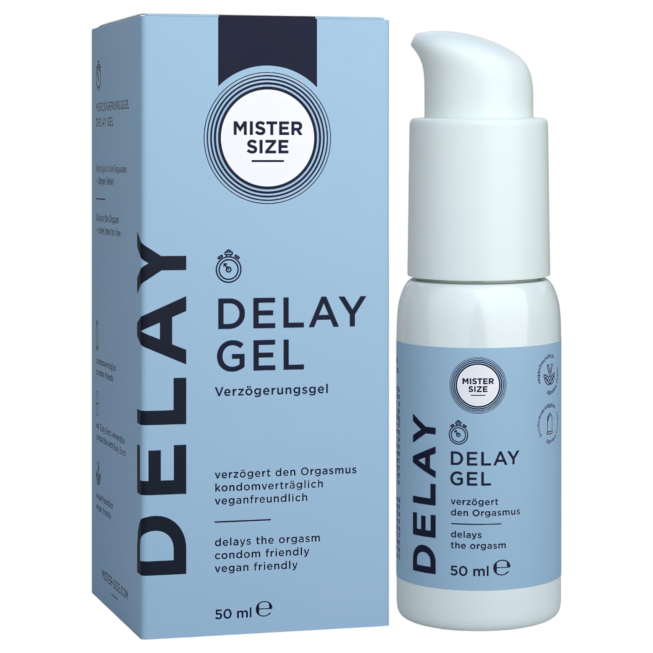 Mister Size – magömlést késleltető gél (50ml)