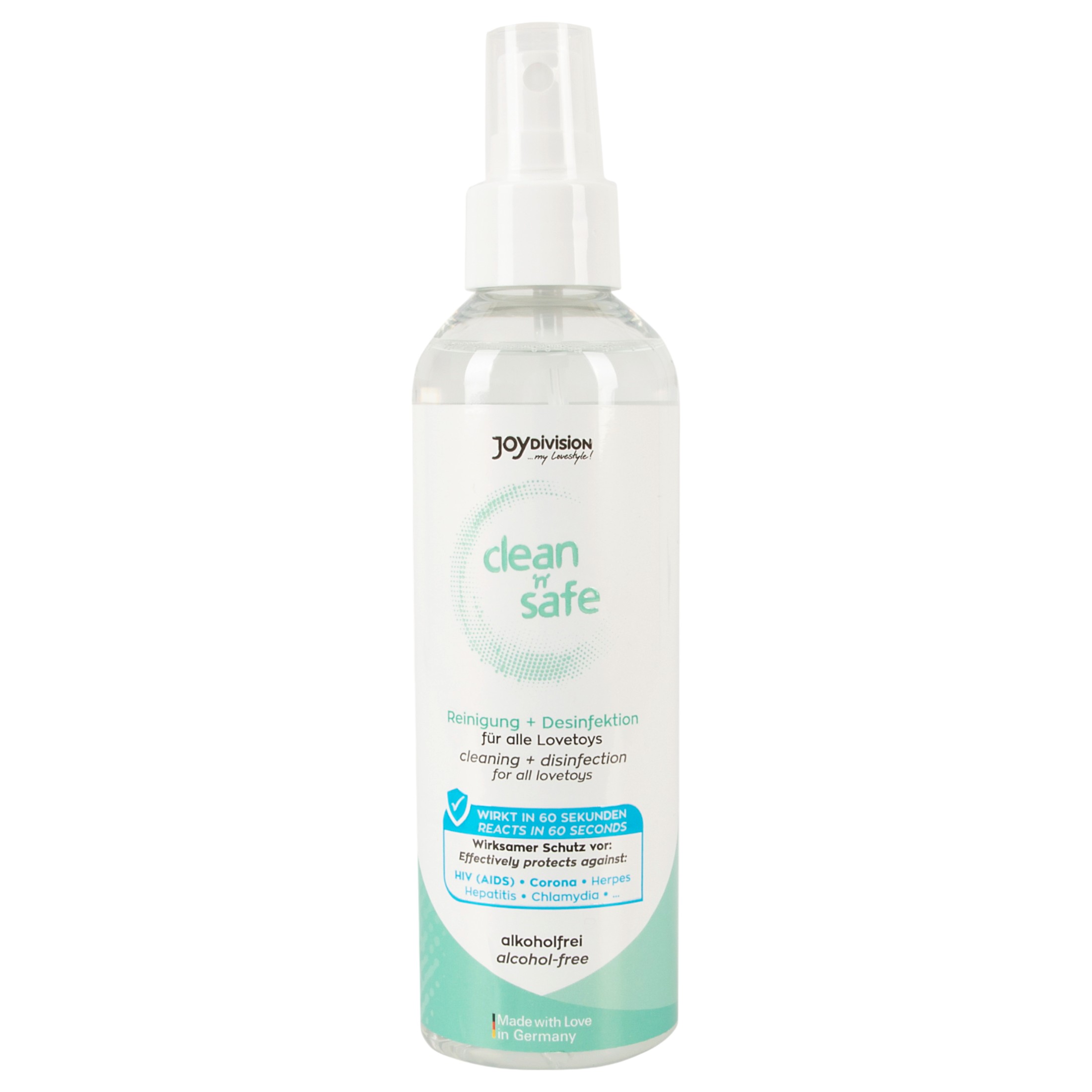 JoyDivision Clean Safe – fertőtlenítő és tisztító spray (200ml)