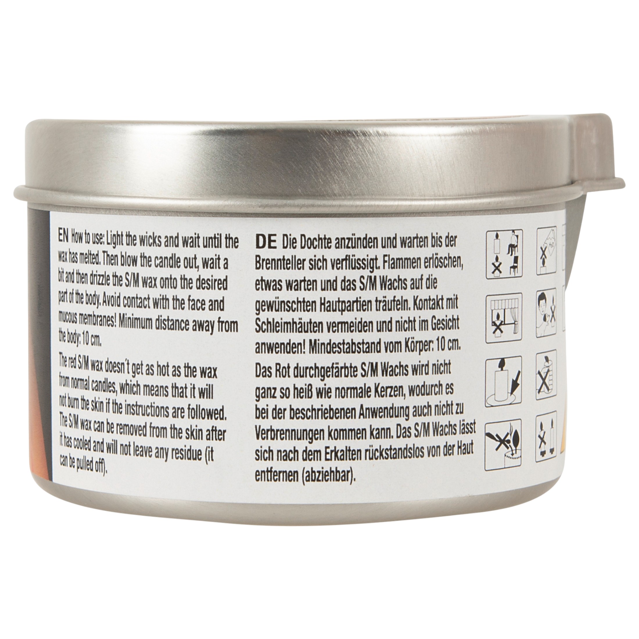 BDSM Kerze – paraffin testgyertya (100ml)