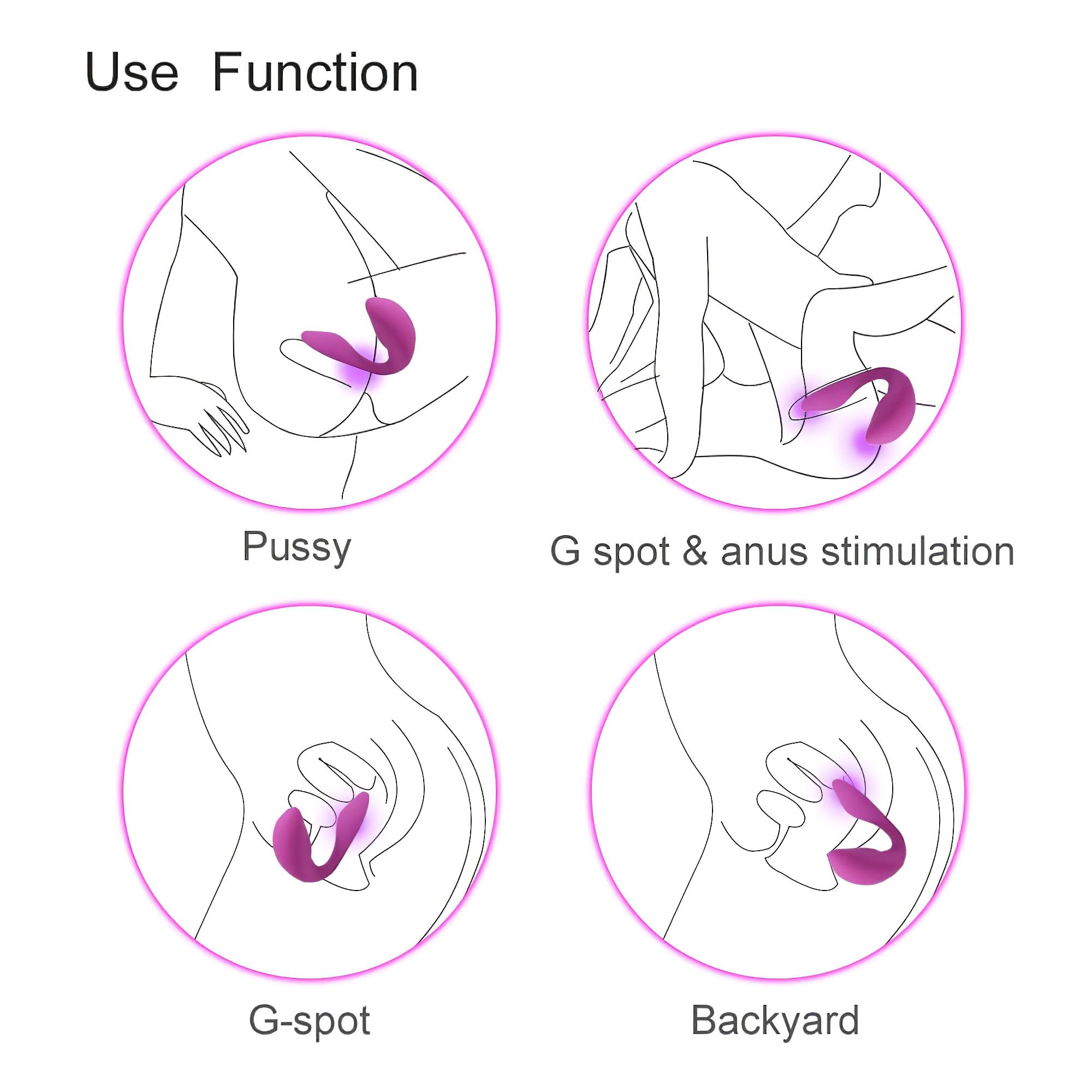 Cotoxo Cupid 2 – távirányítós párvibrátor (viola)