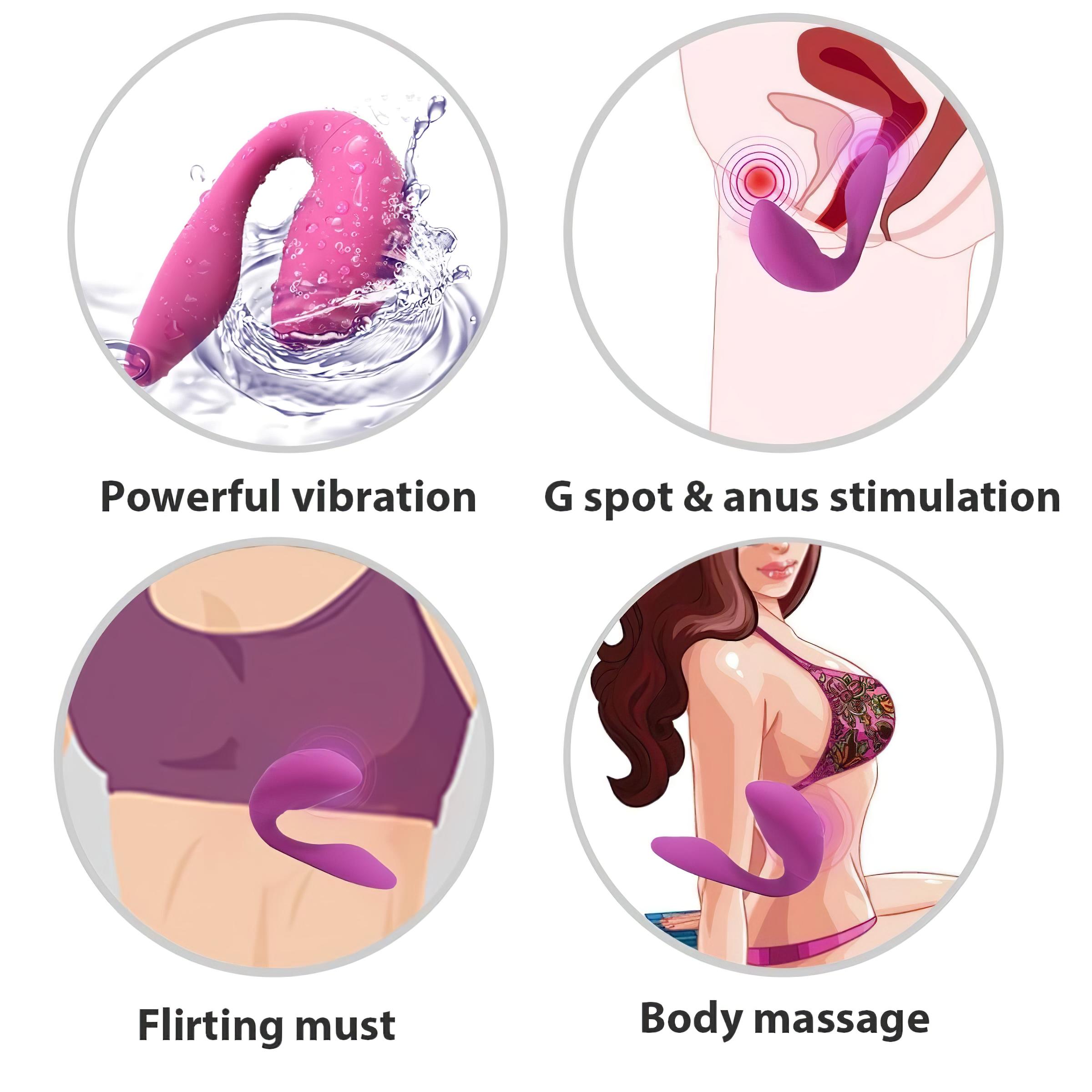 Cotoxo Cupid 2 – távirányítós párvibrátor (viola)