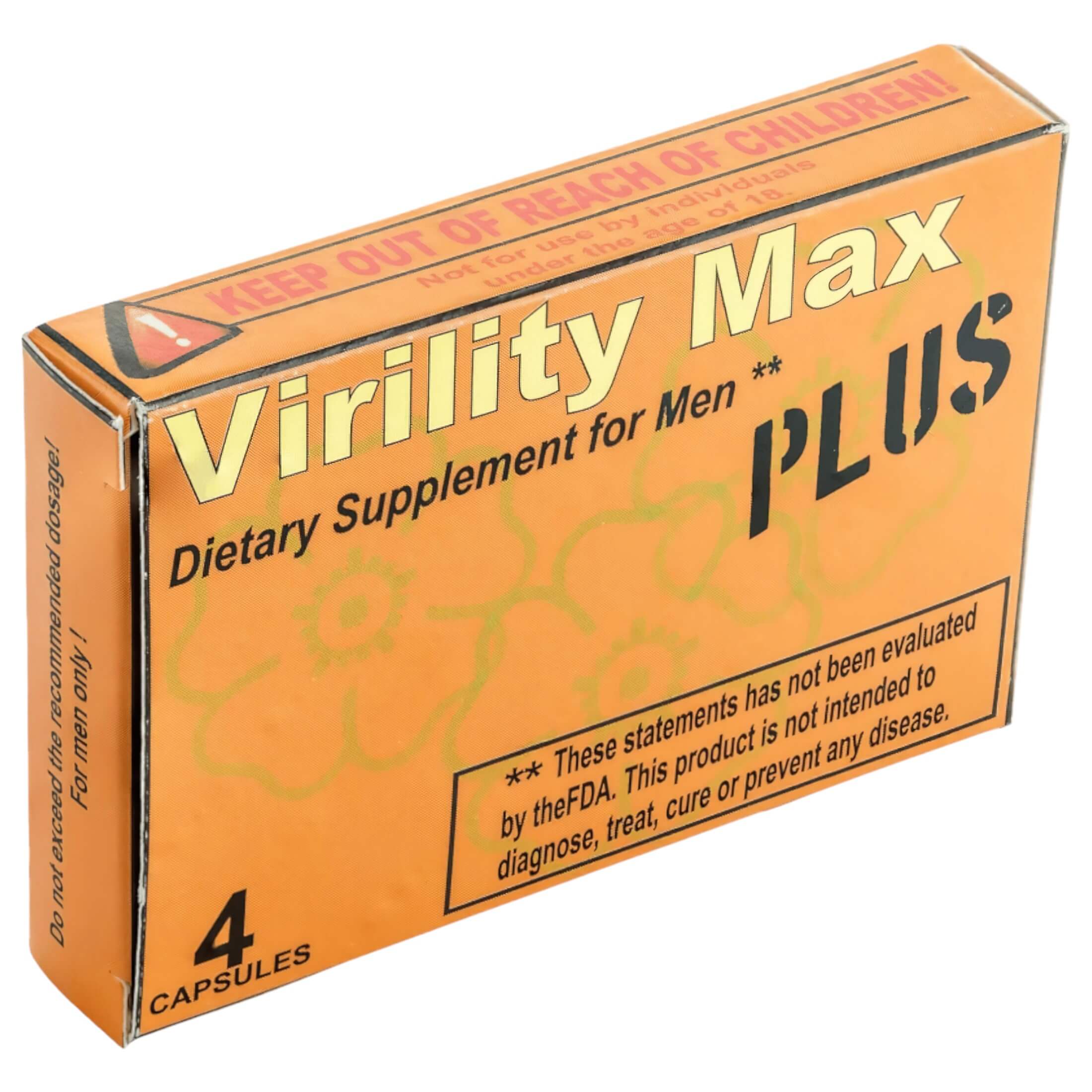 Virility Max Plus – étrend kiegészítő kapszula férfiaknak (4db)