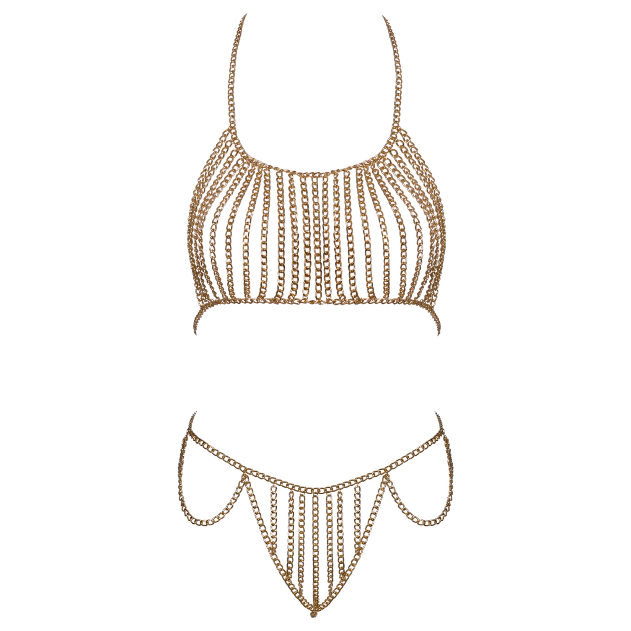 Cottelli – láncos testdísz (arany)