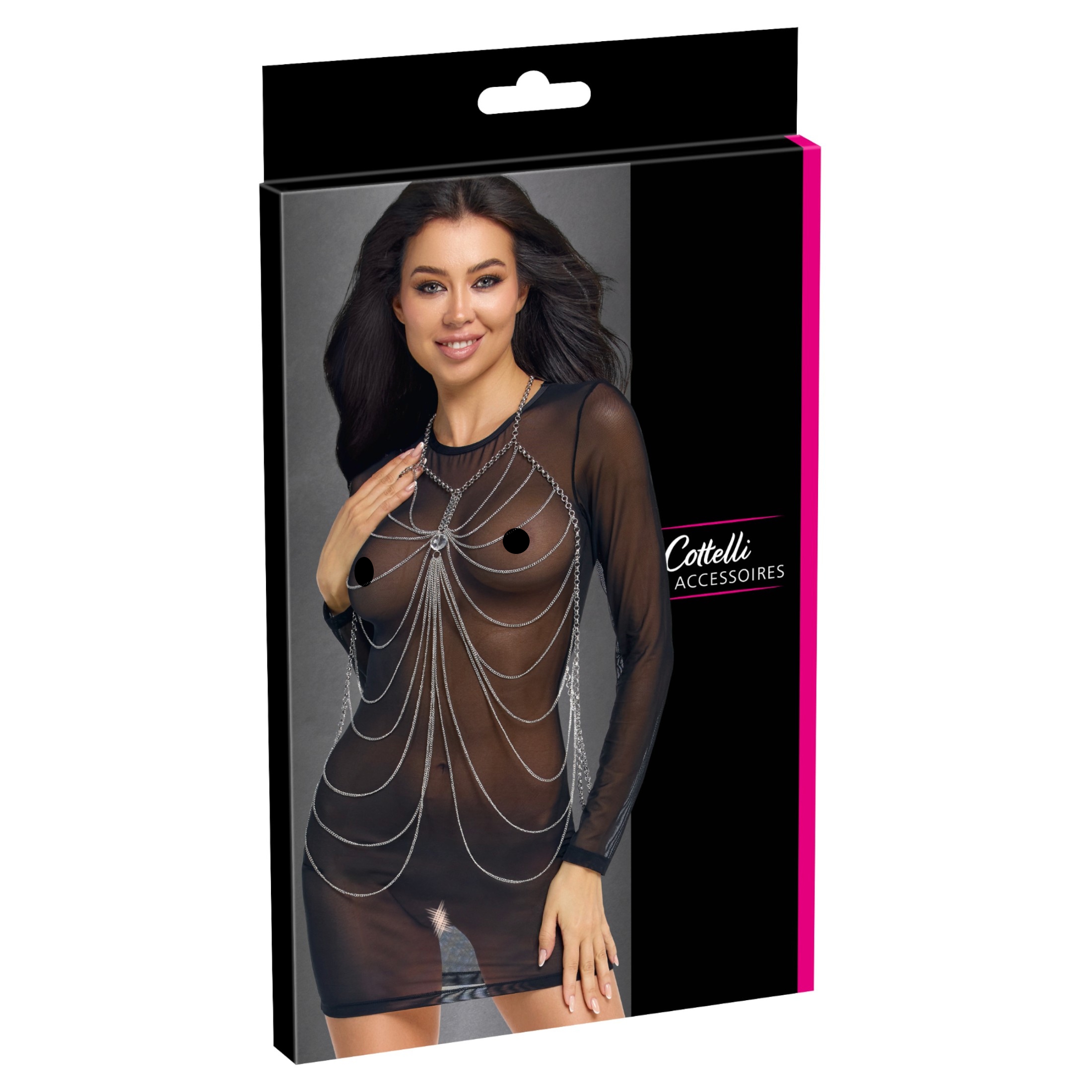 Cottelli – láncos testdísz (ezüst)
