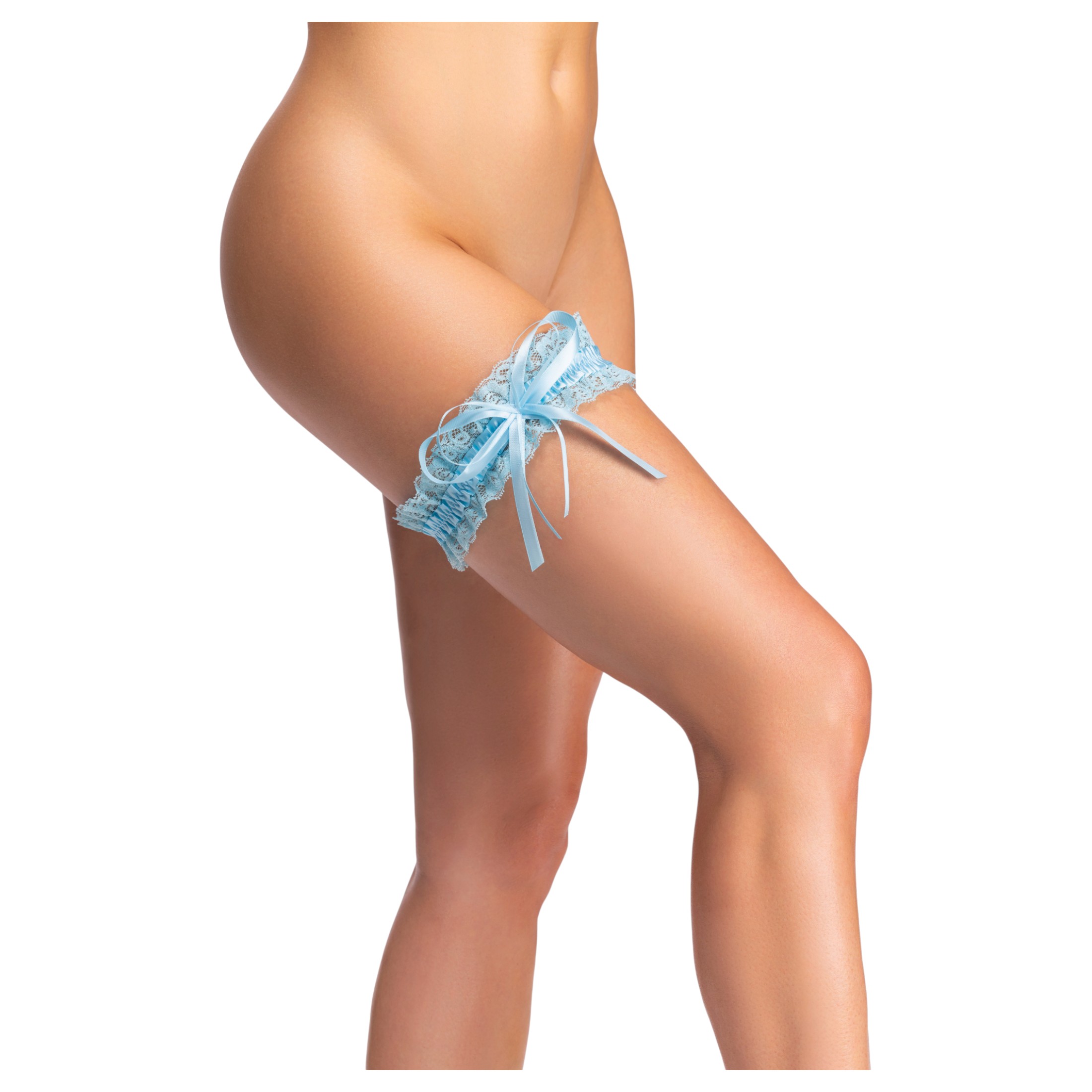 Cottelli – masnis csipke harisnyakötő – S-L (kék)