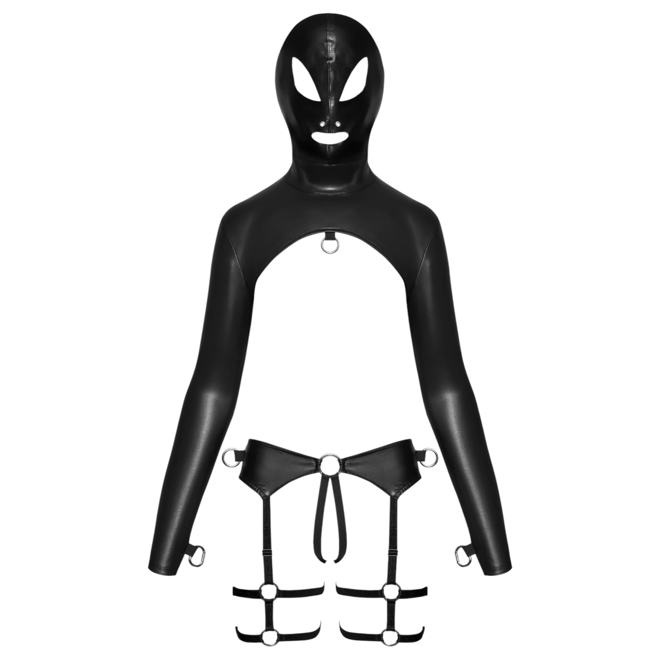 Bad Kitty – BDSM fehérnemű szett (fekete)