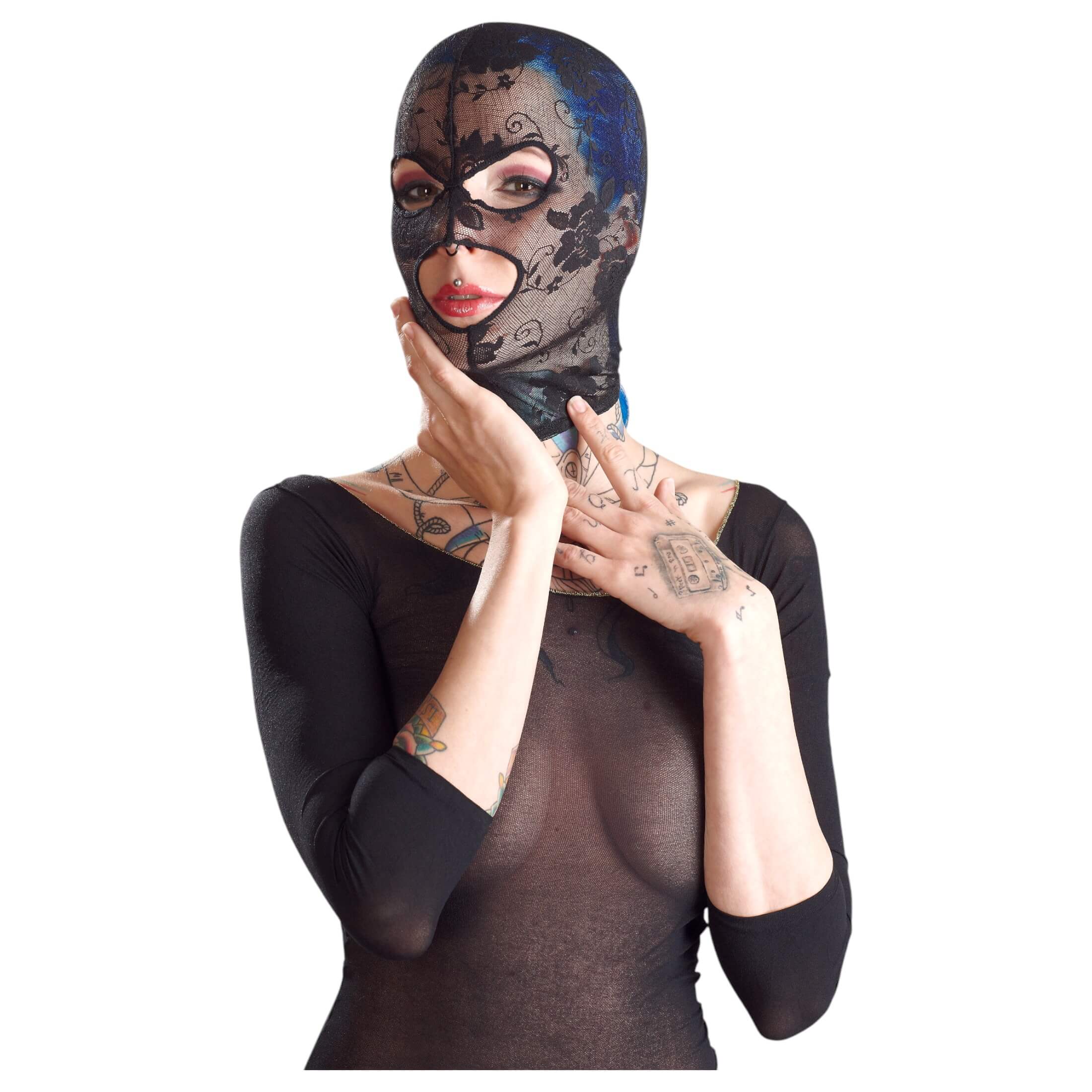 Bad Kitty – csipke szopó maszk