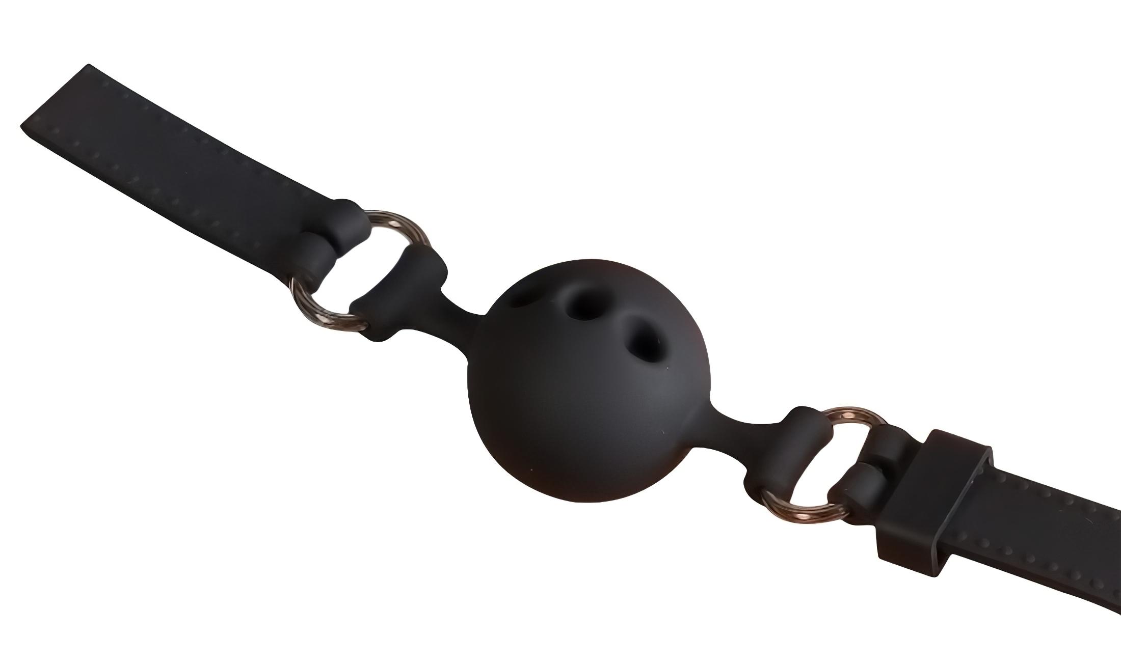 Bad Kitty – szilikon szájpecek kicsi (fekete)