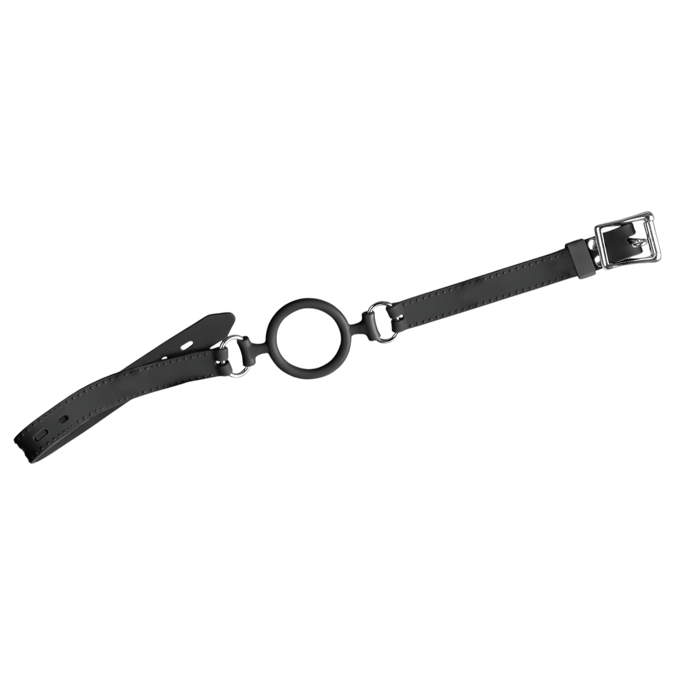 Bad Kitty – szilikon karika szájpecek (fekete)