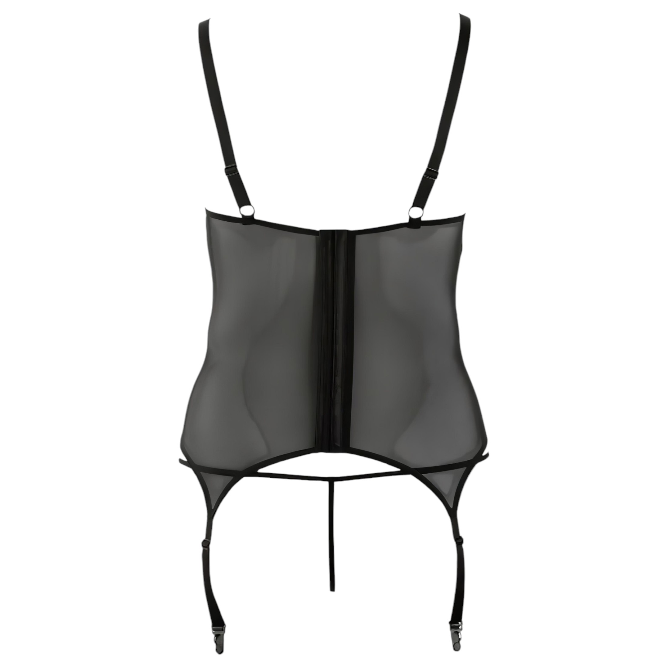 Cottelli – Virágos női felső, molett fazonban (fekete)