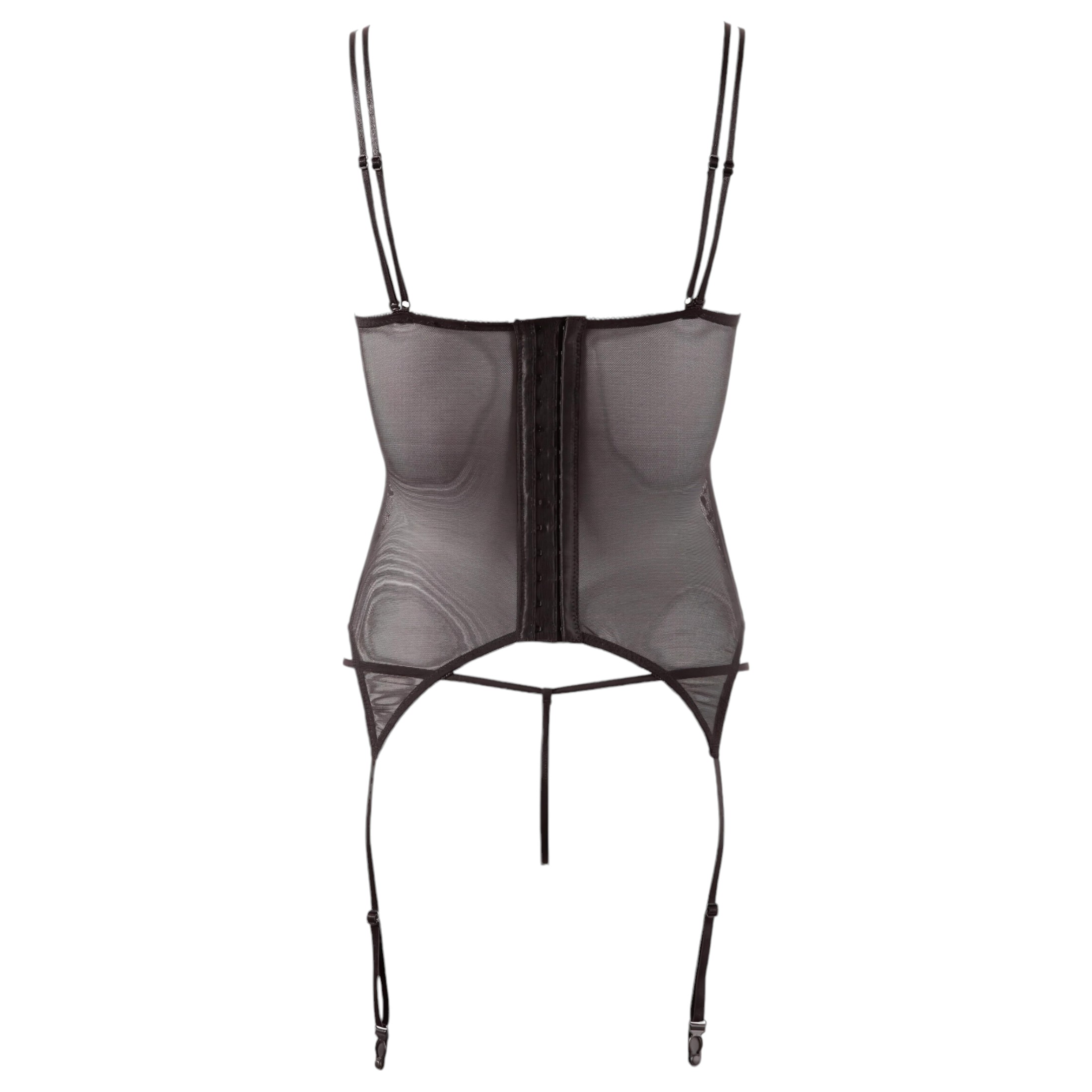 / Cottelli – Variálható harisnyatartós felső (fekete)