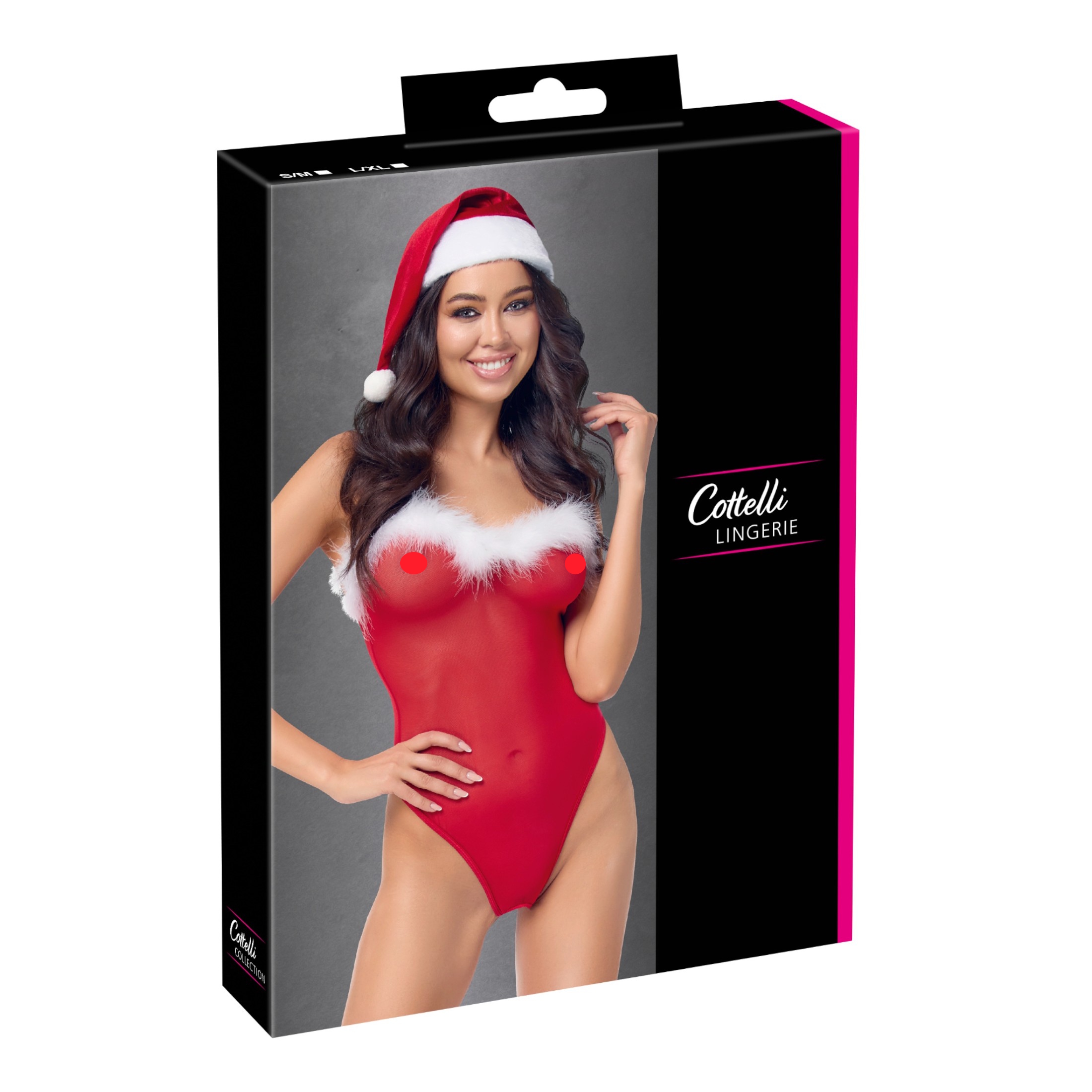 Cottelli – mikulás body szett (piros)