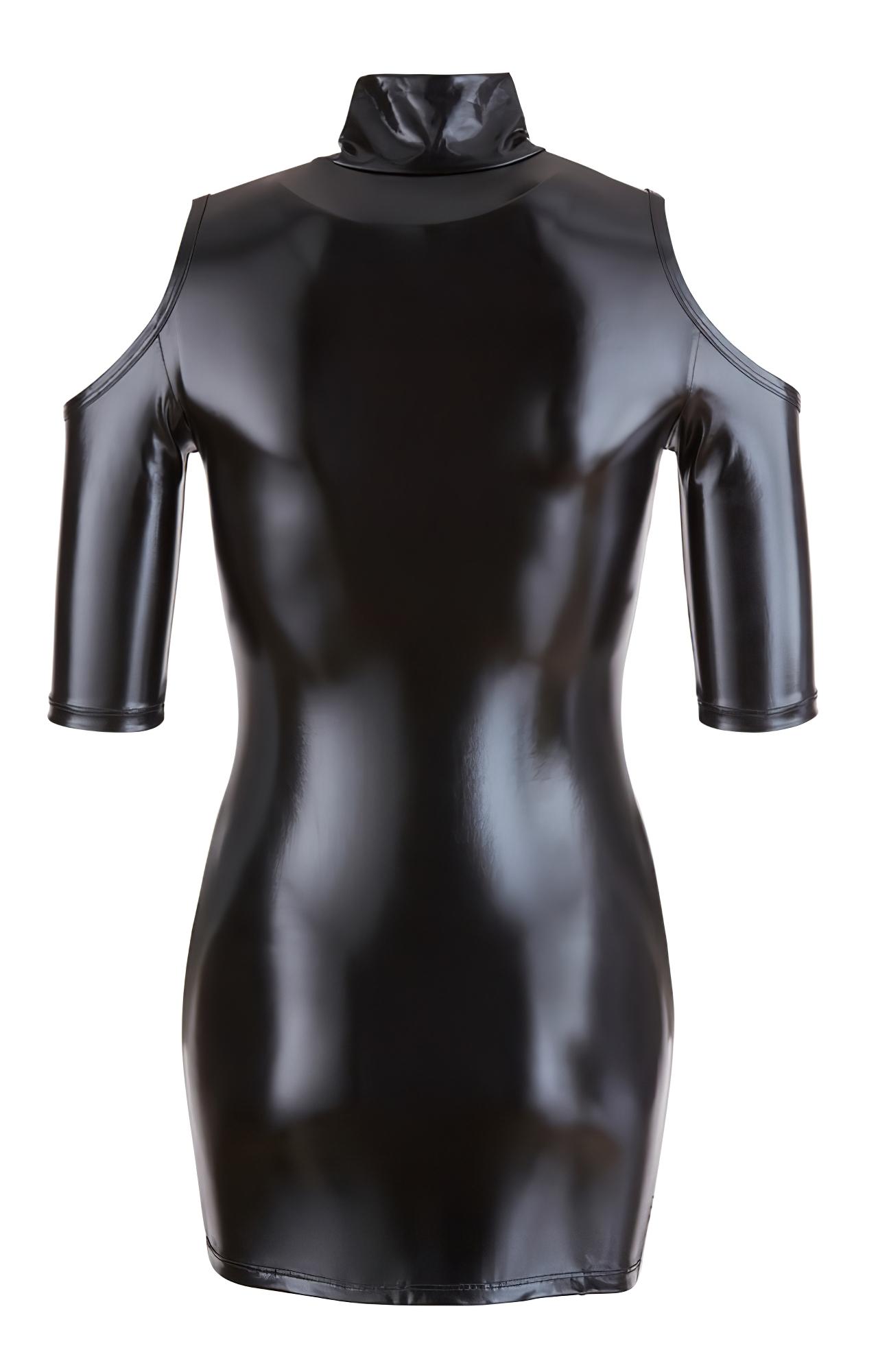 Cottelli – kivágott vállú party ruha (fekete)