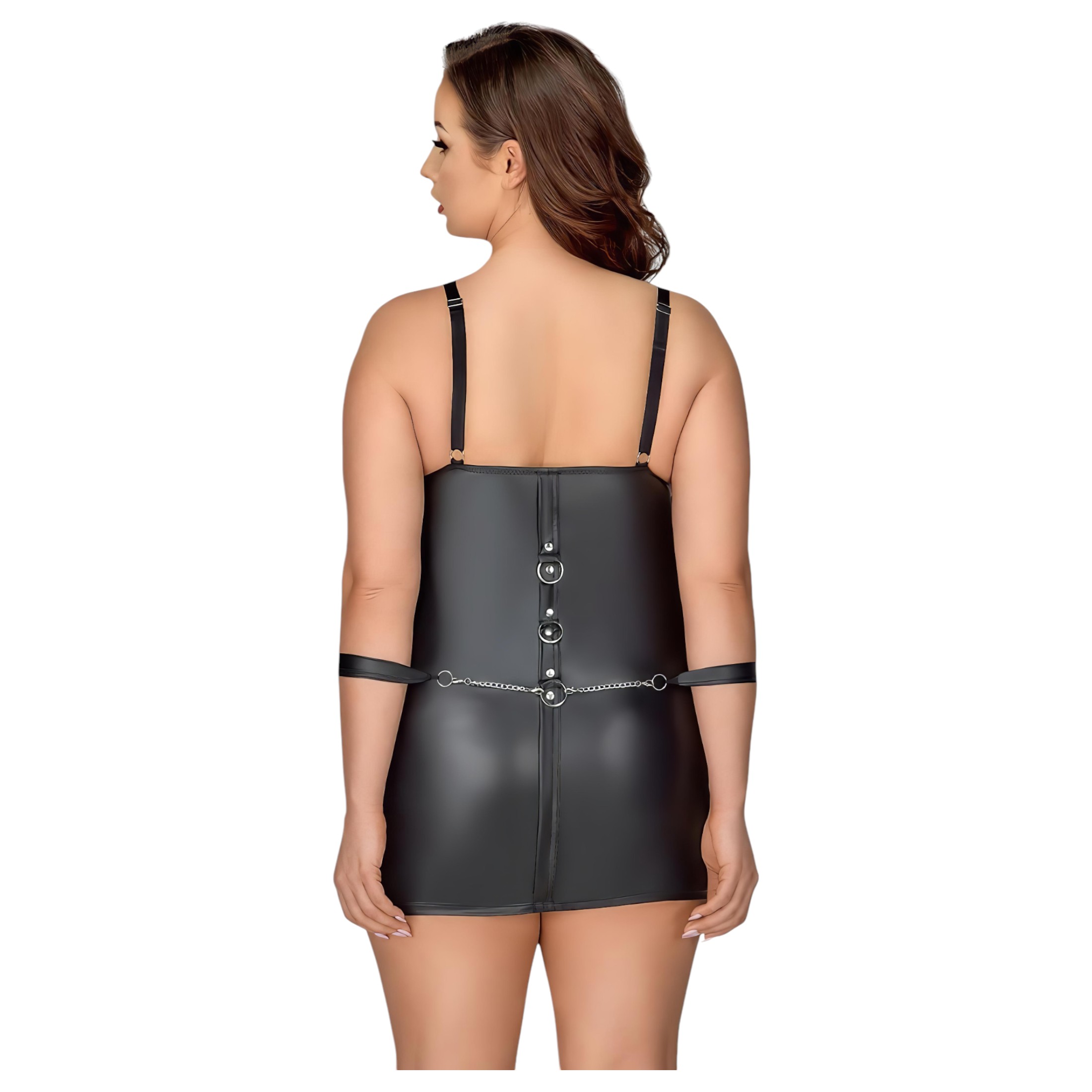 Cottelli Plus Size – ruha bilinccsel (fekete)