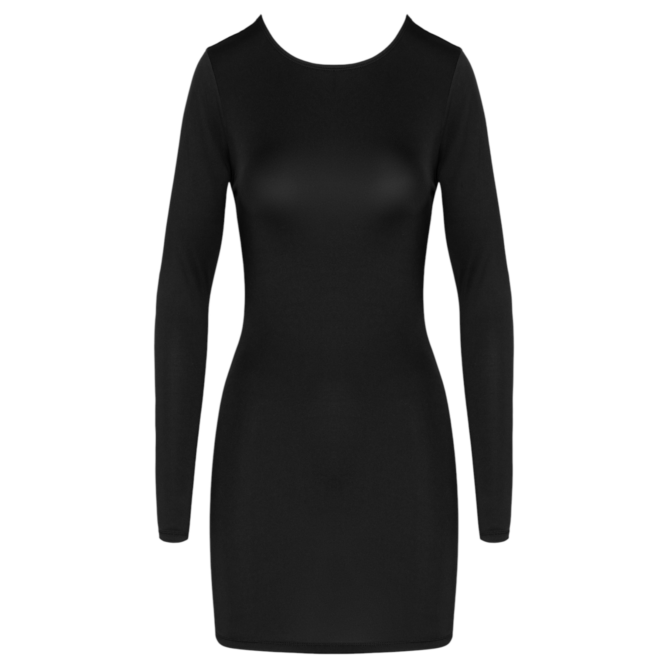 Cottelli – nyitott hátú miniruha (fekete)