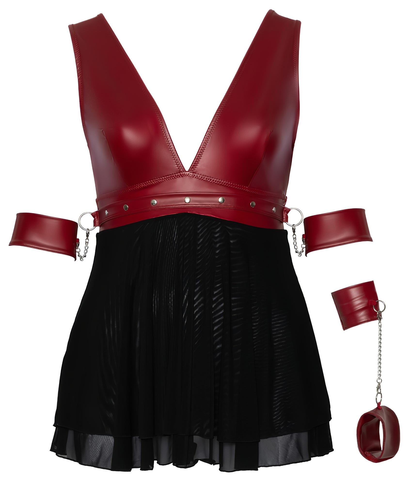 Cottelli Bondage Plus Size – babydoll (piros)