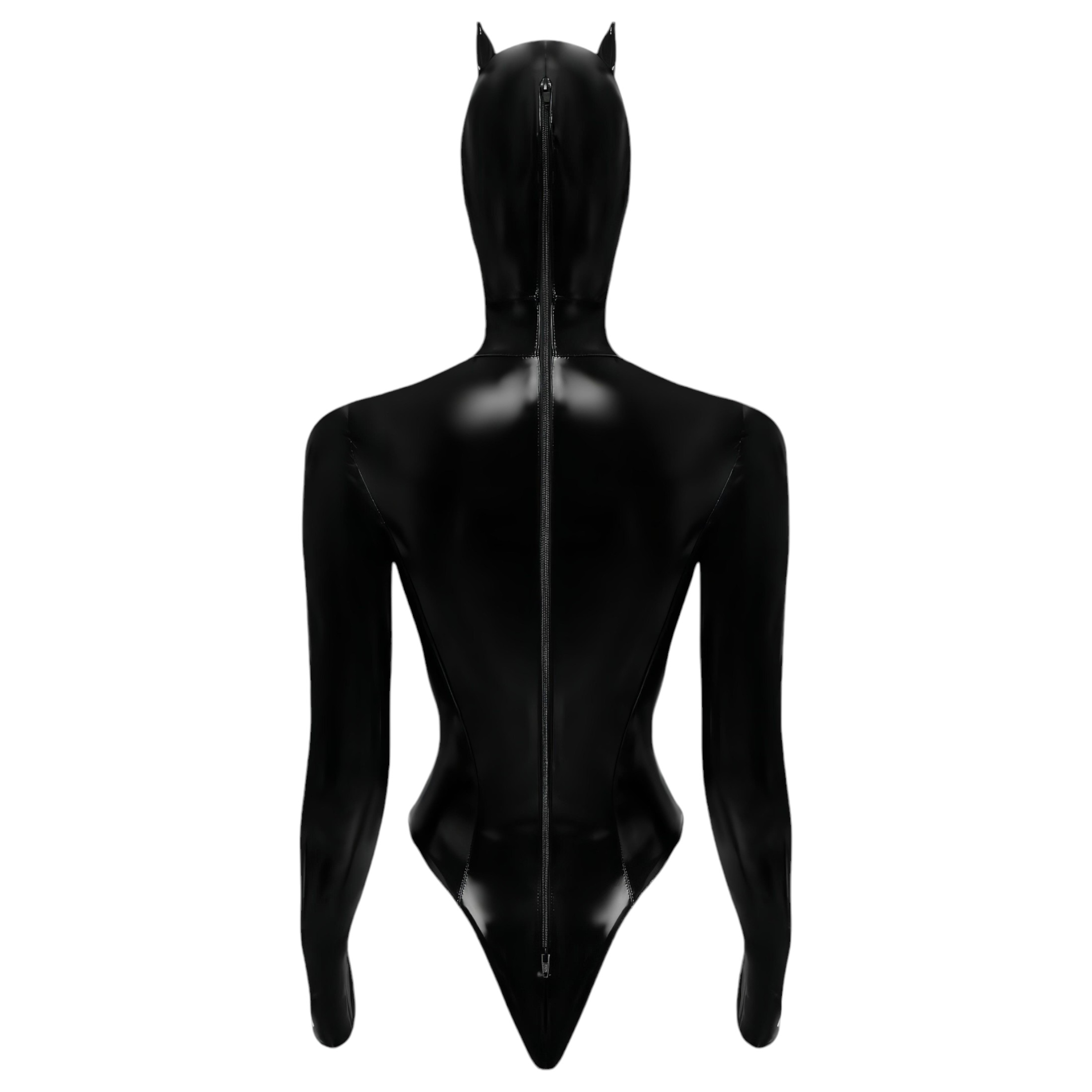 Black Velvets – hosszúujjú Batwoman body (fekete)