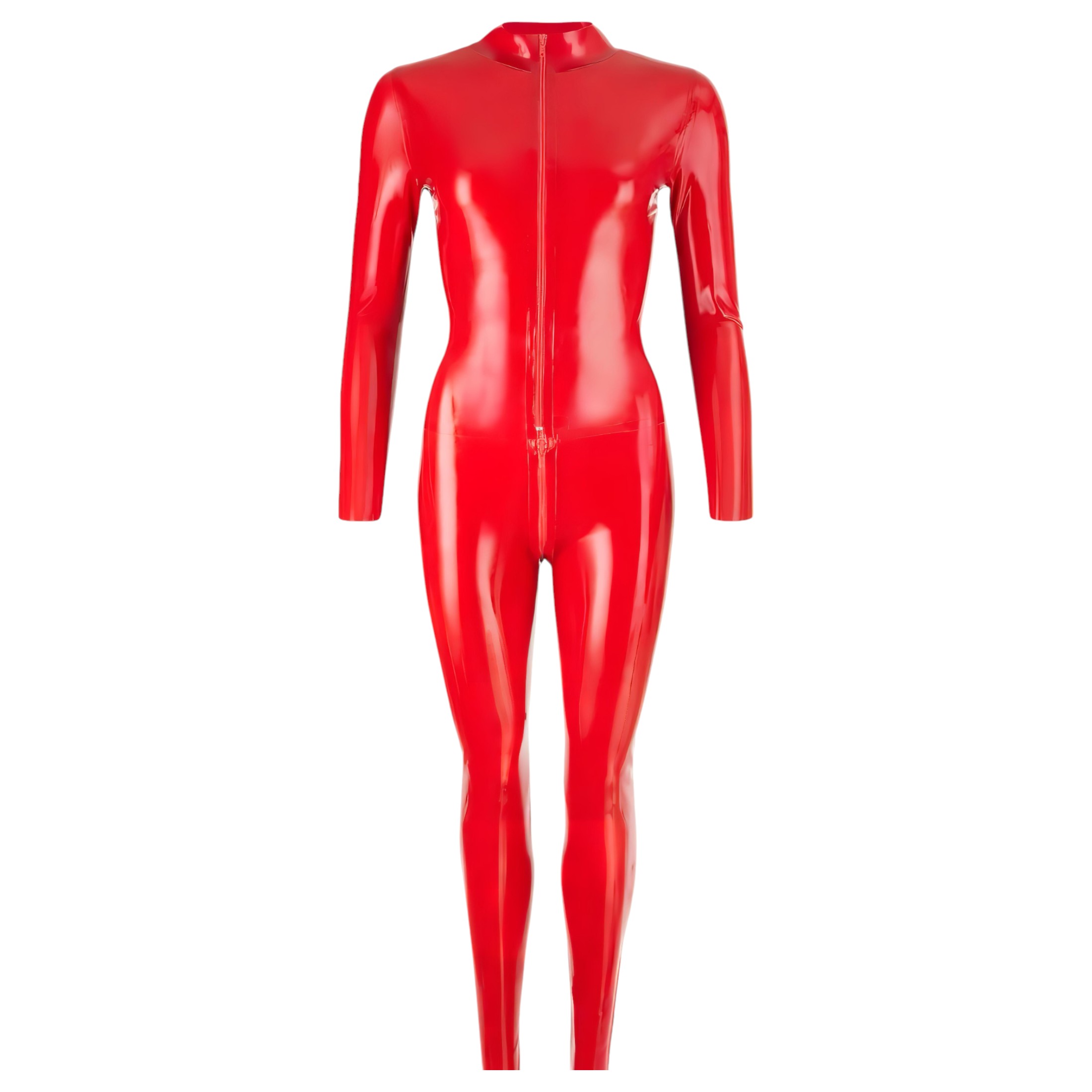 LATEX – hosszúujjú női overál (piros)