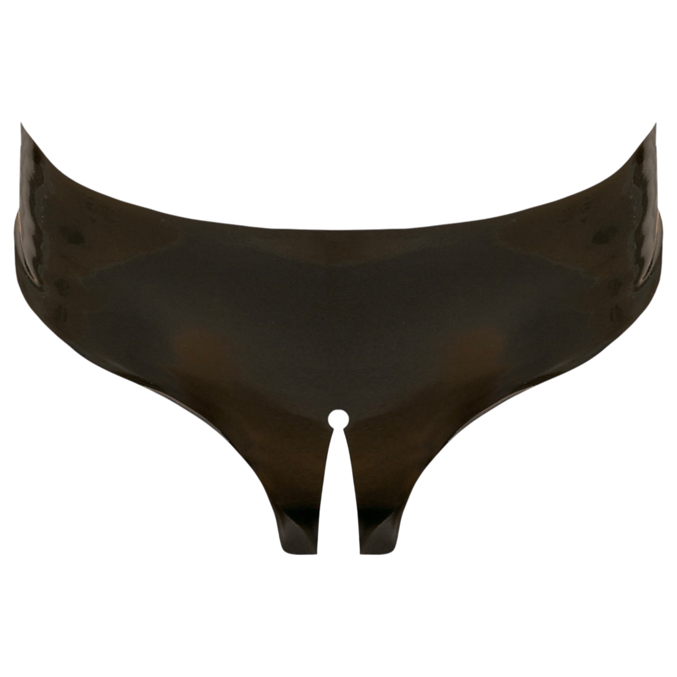 LATEX – végig nyitott női bugyi – fekete (S-L)