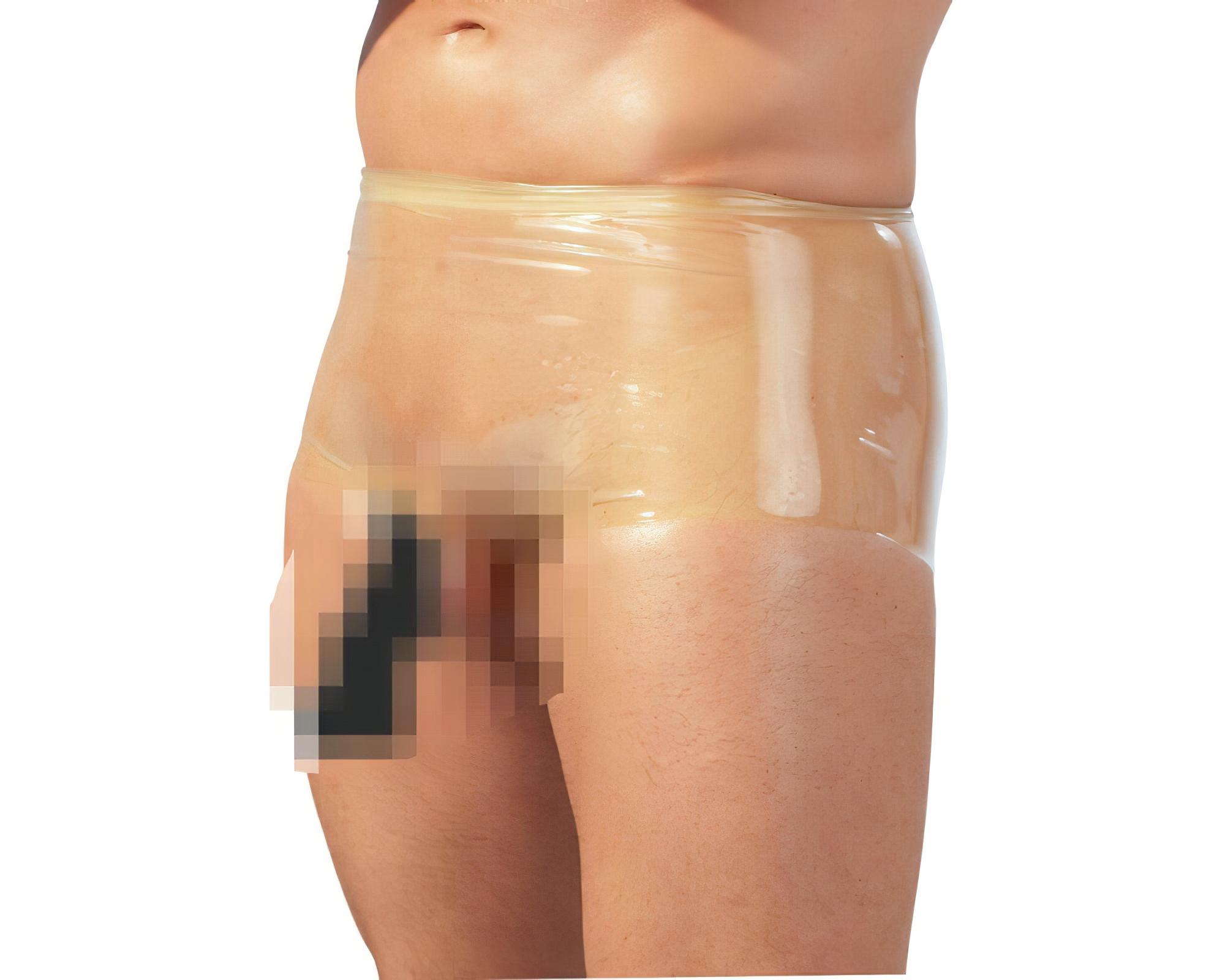 LATEX – boxer + péniszköpeny (natúr)