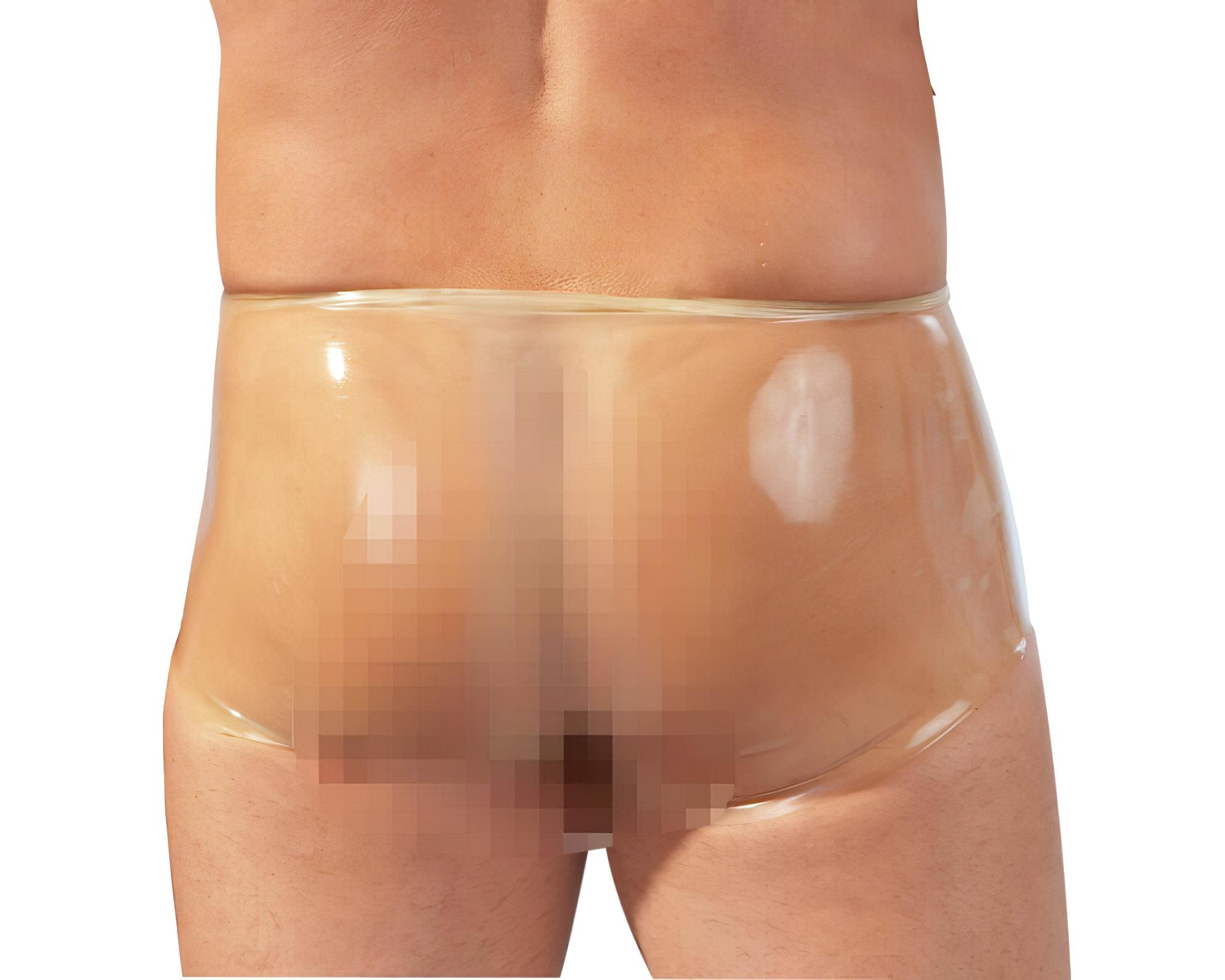LATEX – boxer + péniszköpeny (natúr)