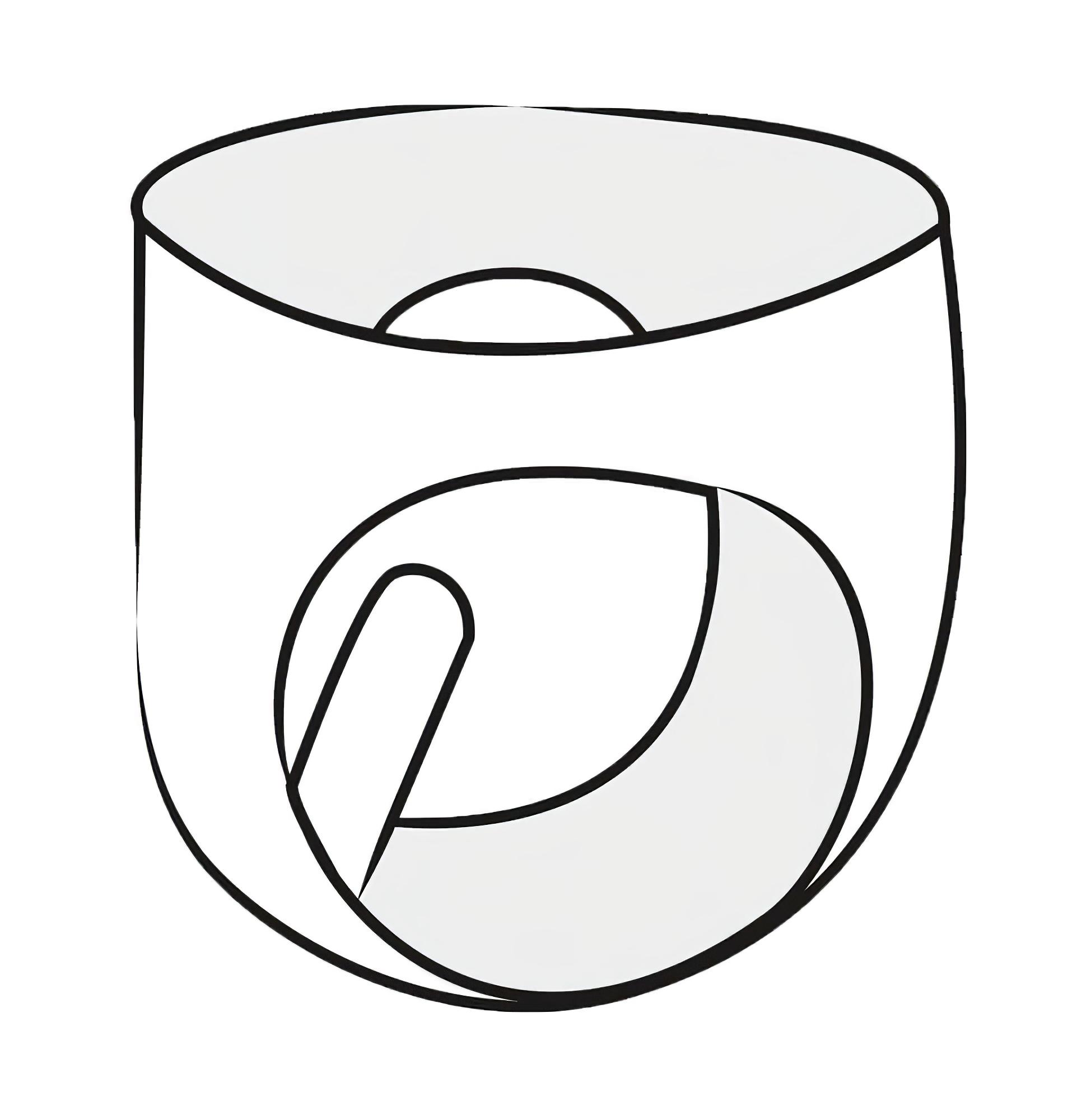 LATEX – női bugyi hüvelyóvszerrel (fekete)