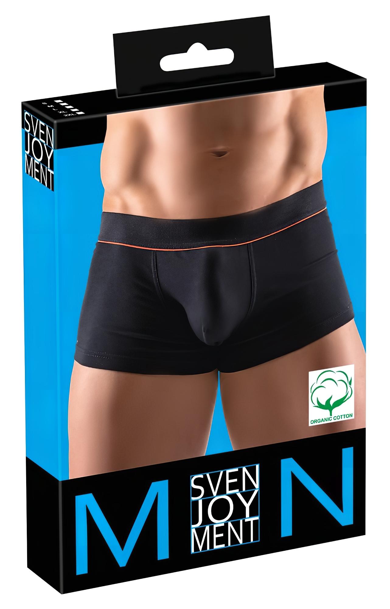 Svenjoyment – öko-pamut komfort boxer (fekete)