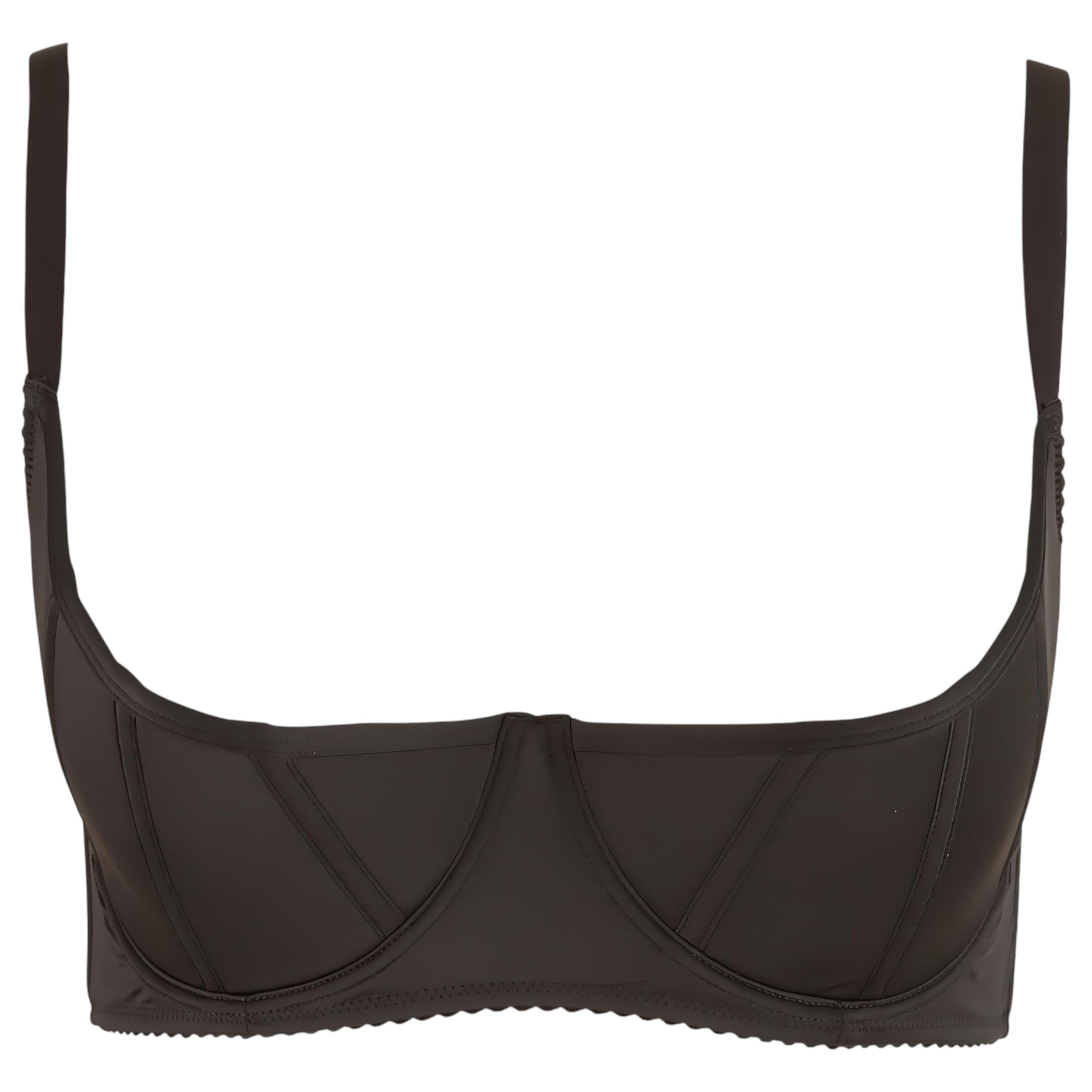 Cottelli Plus Size – merevített mellemelő (fekete)