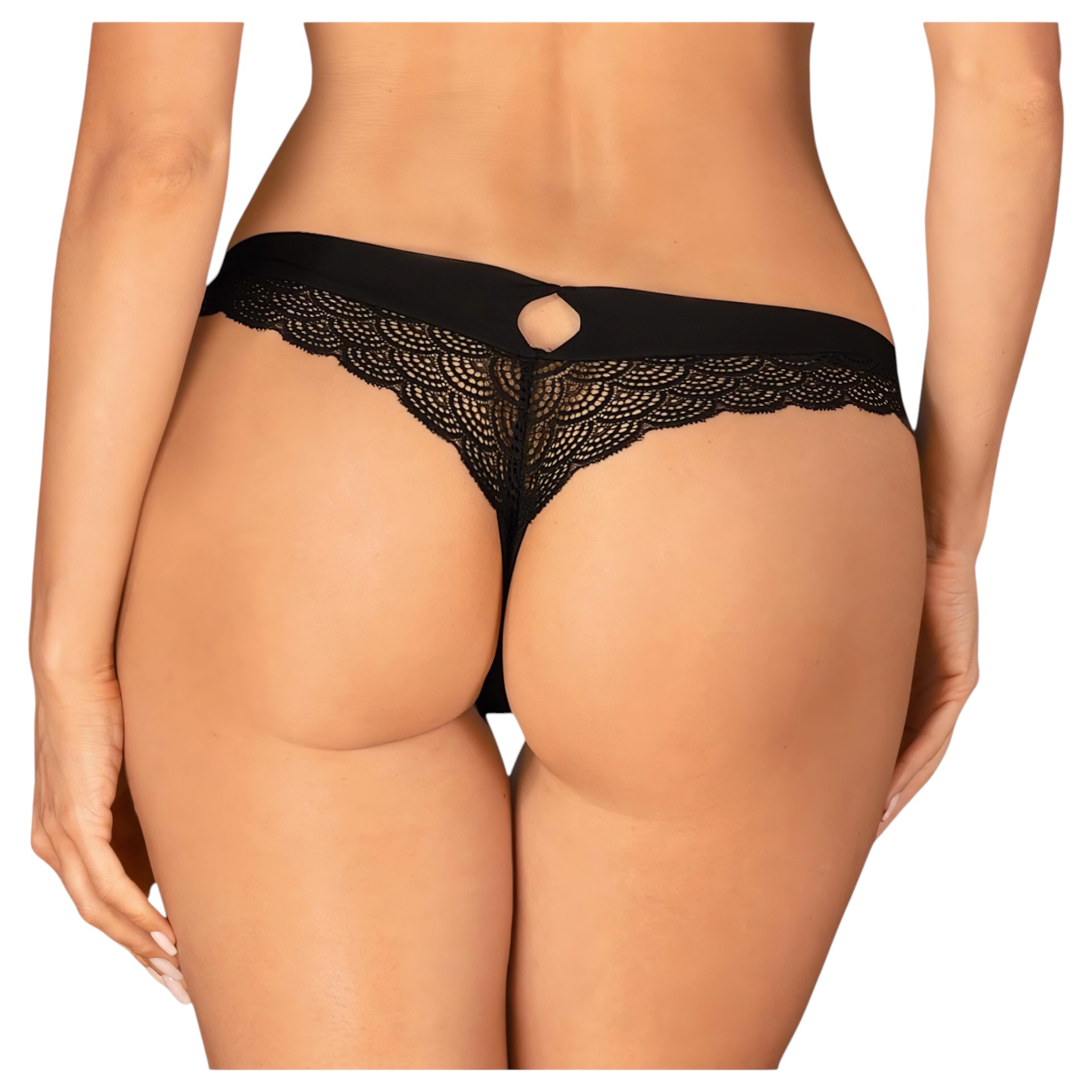 Obsessive Chemeris – szexi tanga (fekete)