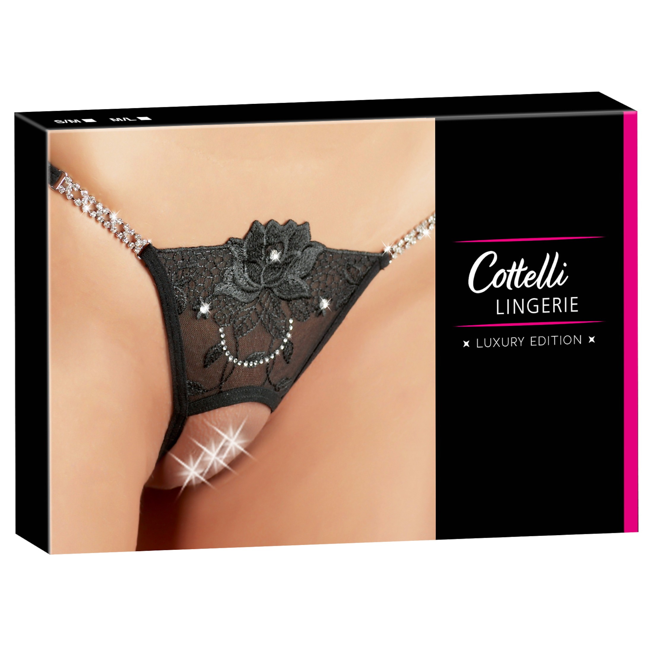 Cottelli – Csillogó virág – nyitott tanga