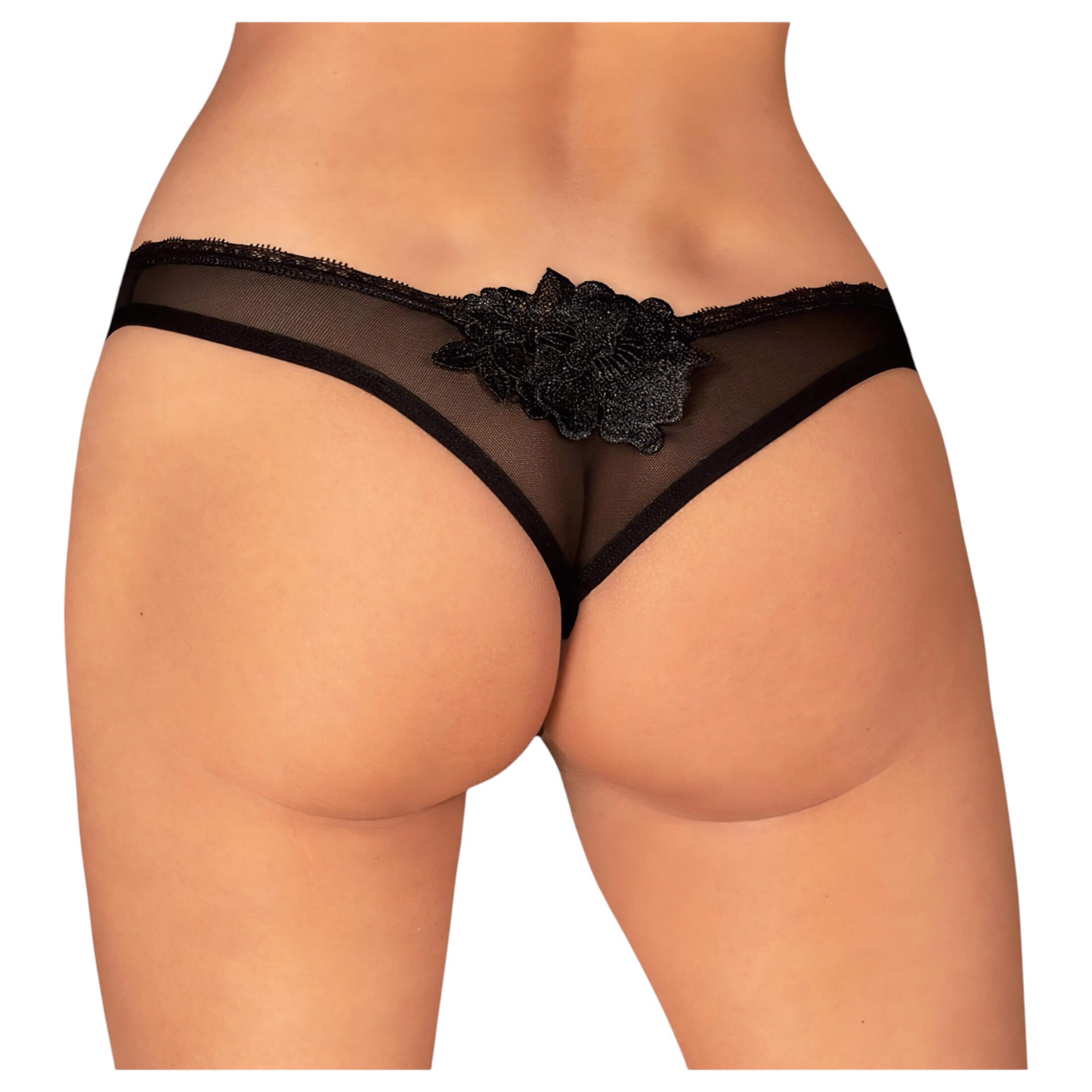 Obsessive Latinesa – nyitott tanga (fekete)