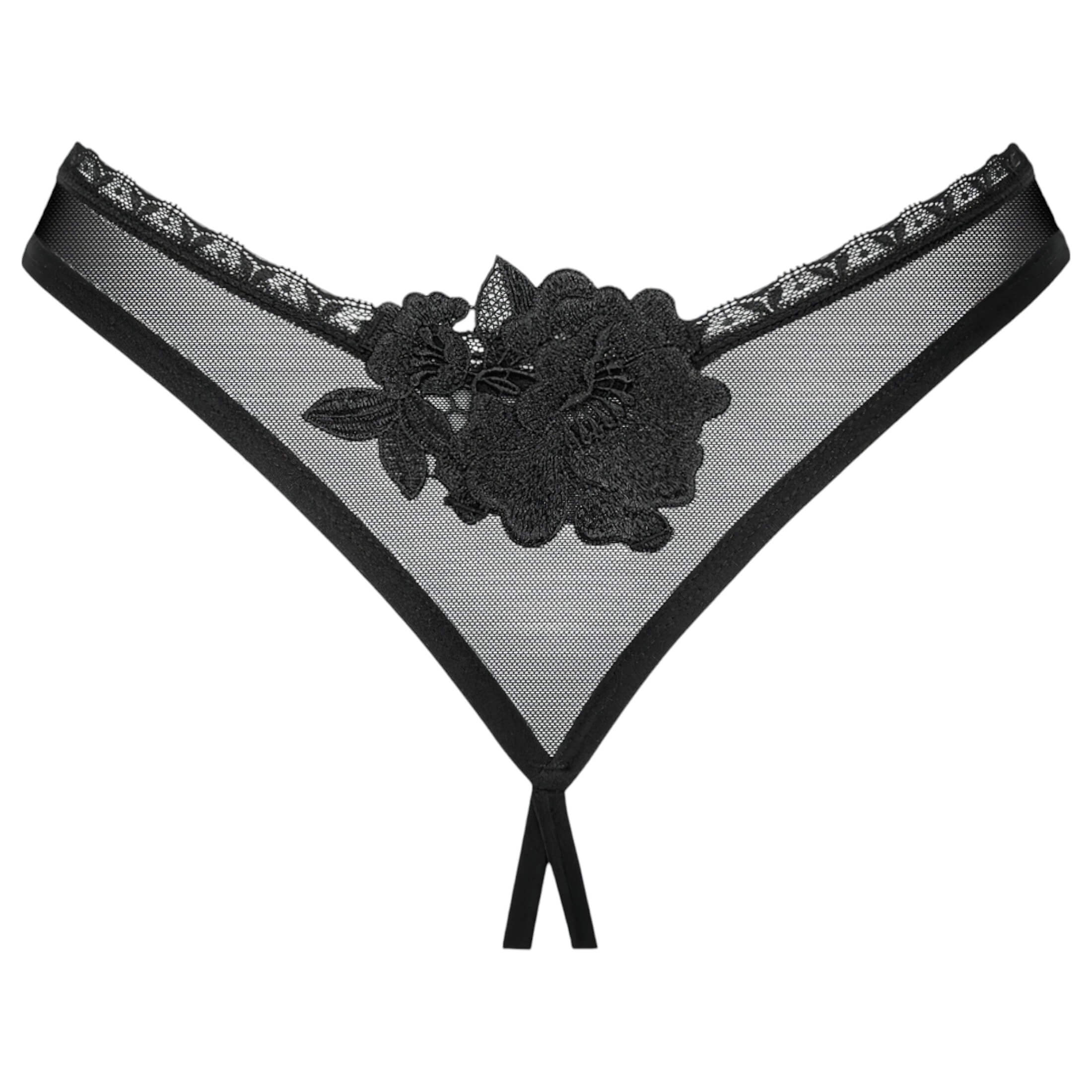 Obsessive Latinesa – nyitott tanga (fekete)