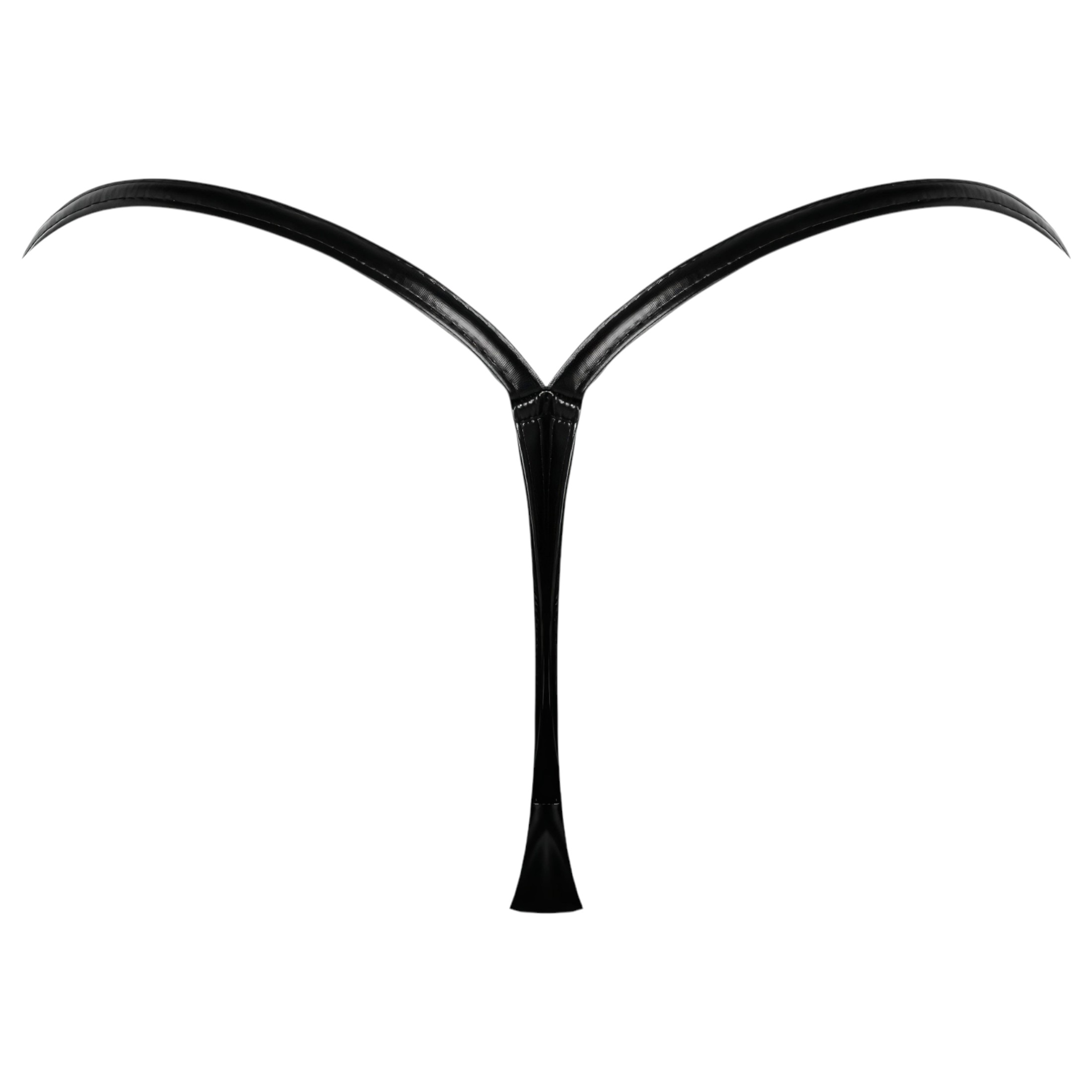 Noir – fényes hatású tanga (fekete)
