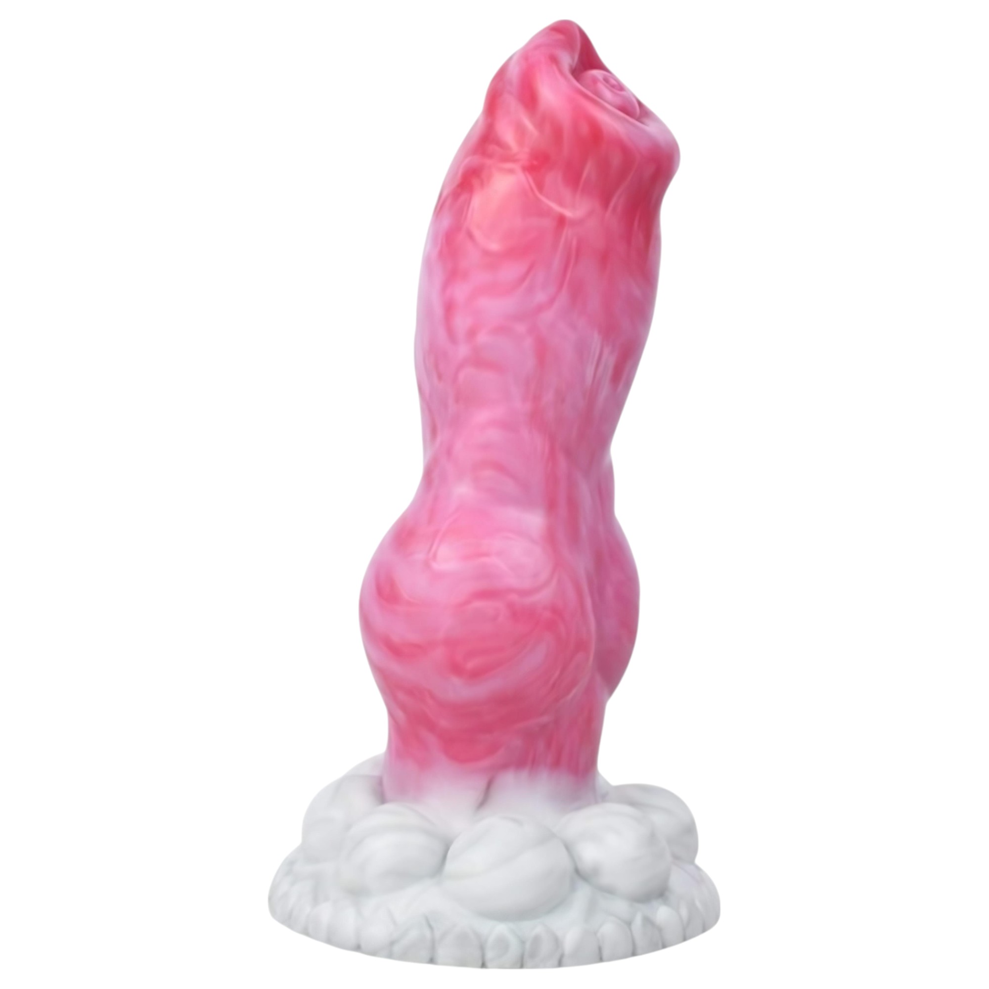 Animalorny Buldog – kutya pénisz dildó – 17cm (pink)