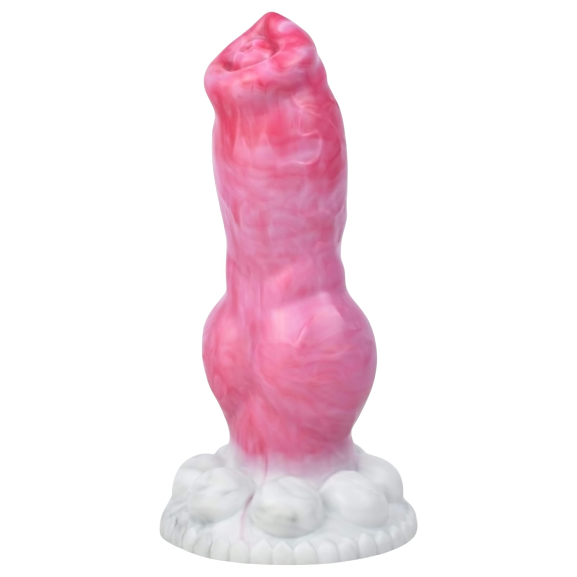 Animalorny Buldog – kutya pénisz dildó – 17cm (pink)