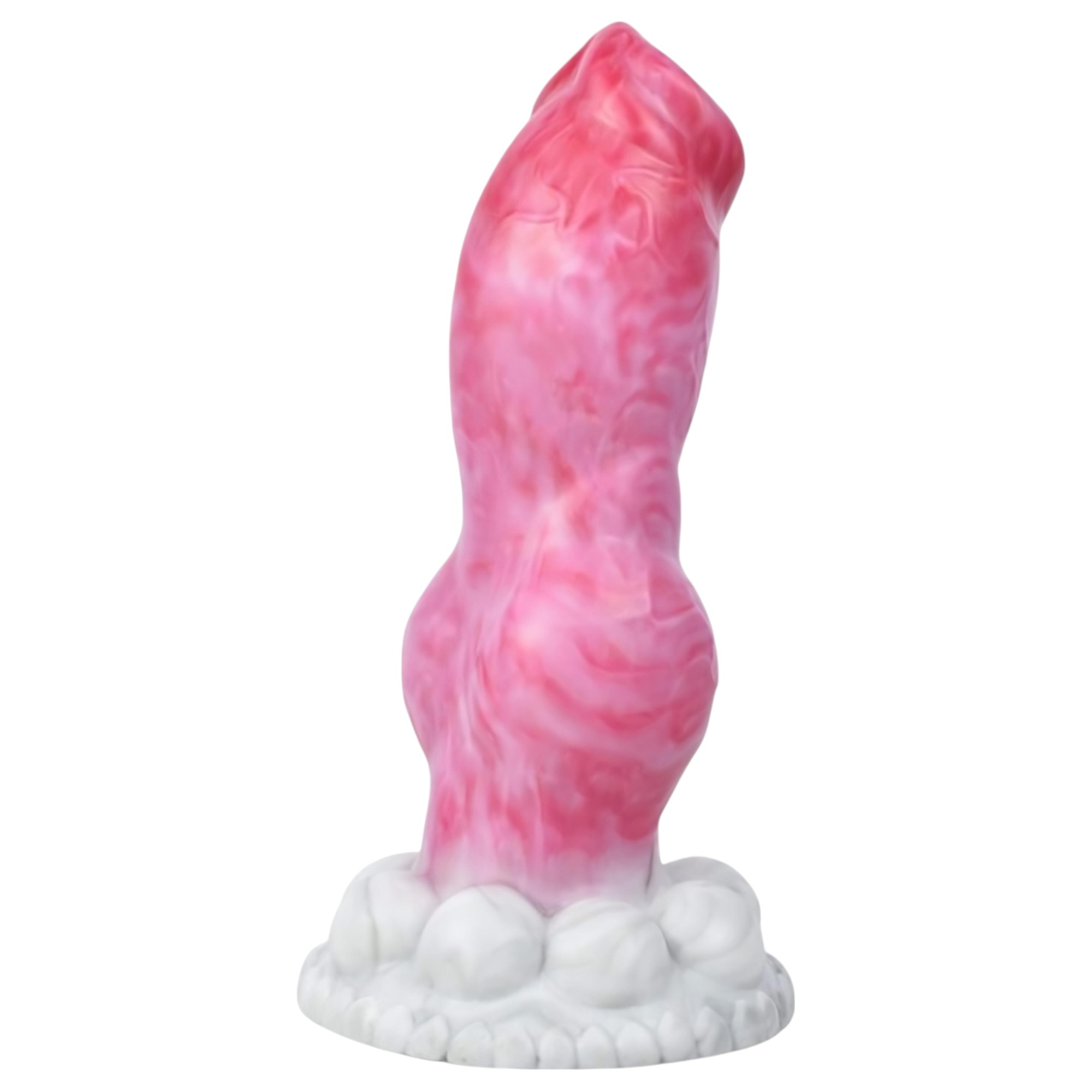 Animalorny Buldog – kutya pénisz dildó – 17cm (pink)