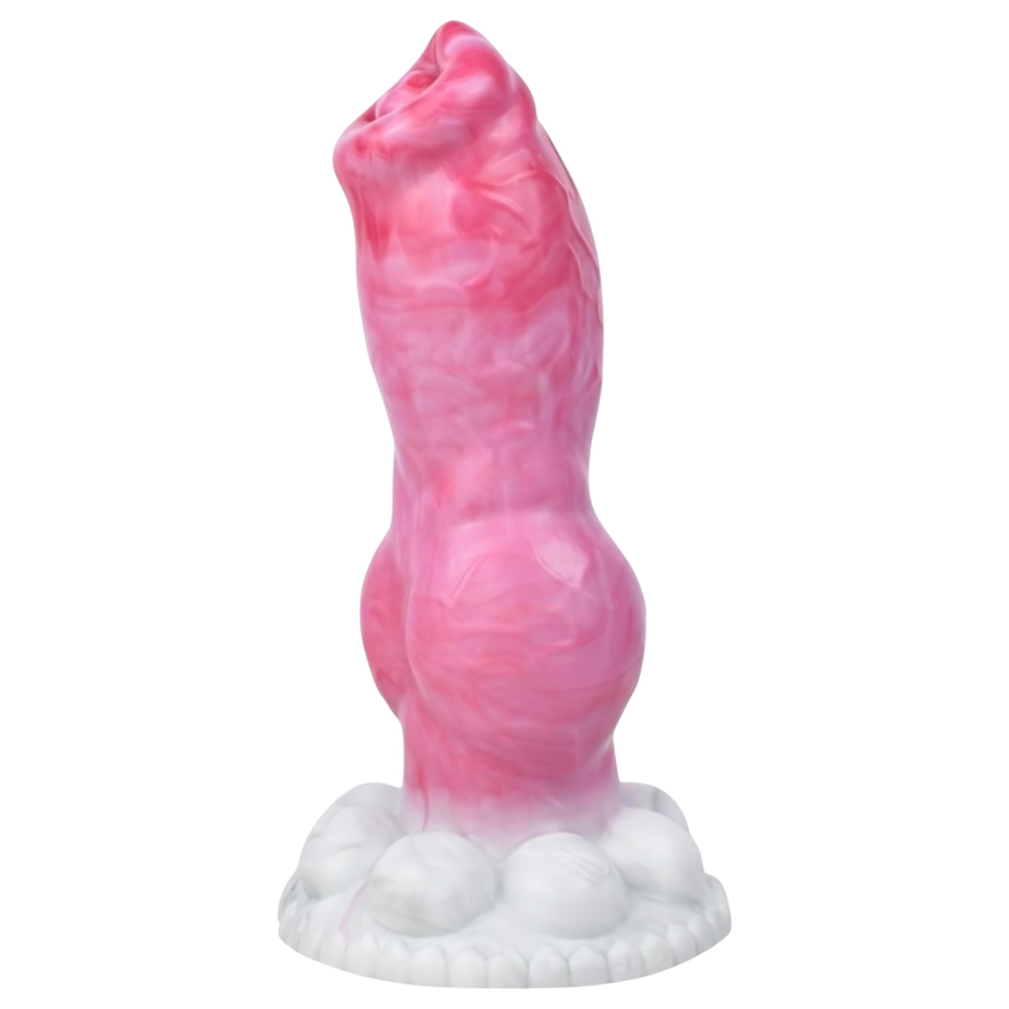 Animalorny Buldog – kutya pénisz dildó – 17cm (pink)