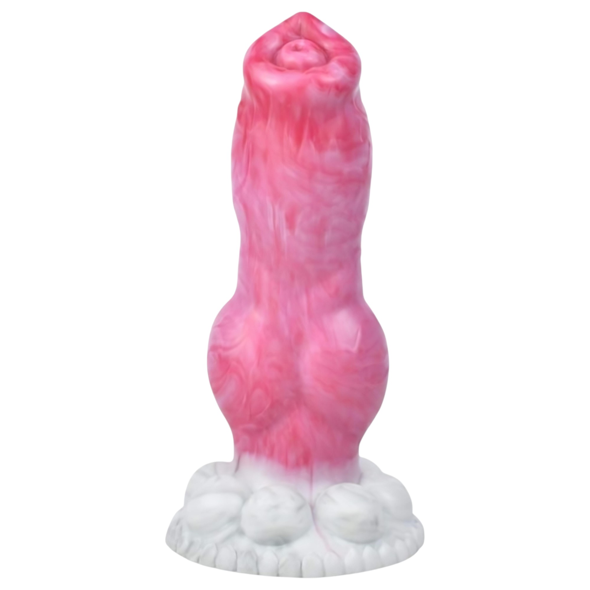 Animalorny Buldog – kutya pénisz dildó – 17cm (pink)