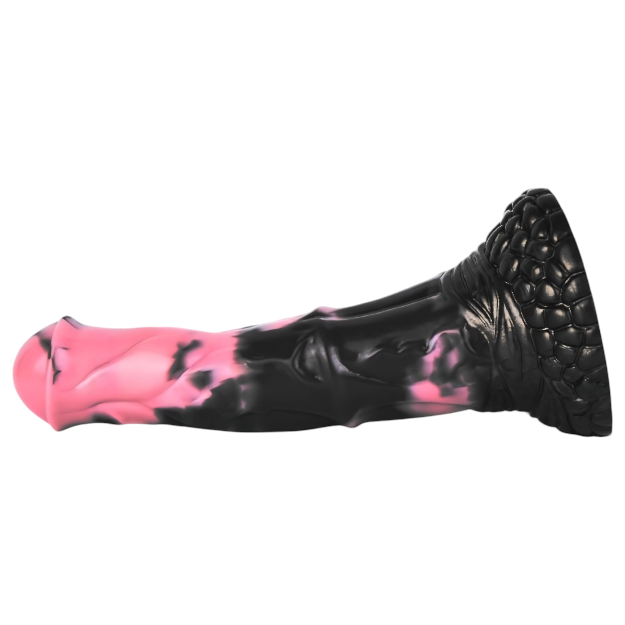 Bad Horse – szilikon ló pénisz dildó – 18cm (fekete-pink)