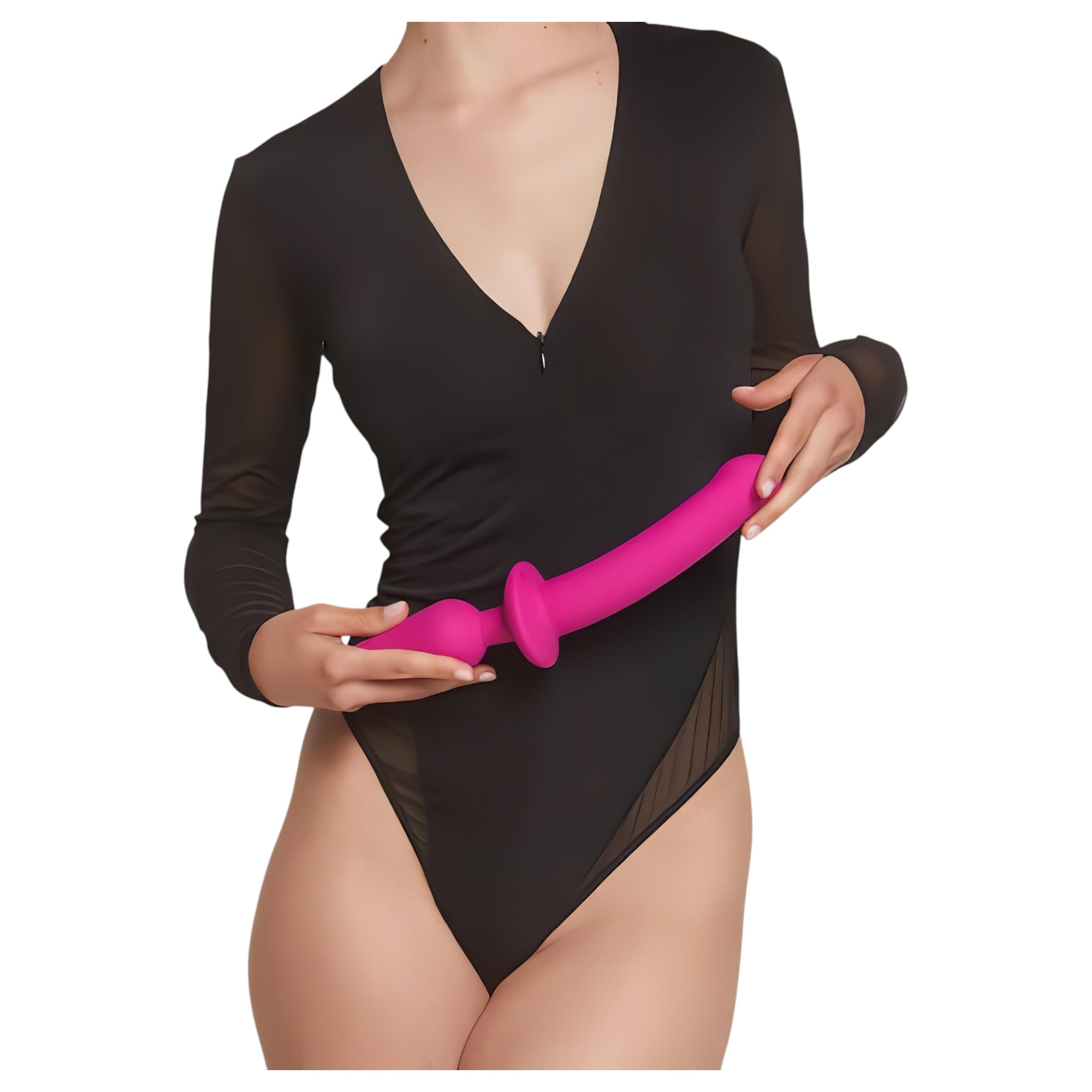 / Strap-on-me Swith Semi-Realistic XXL – 2in1 dildó (pink)