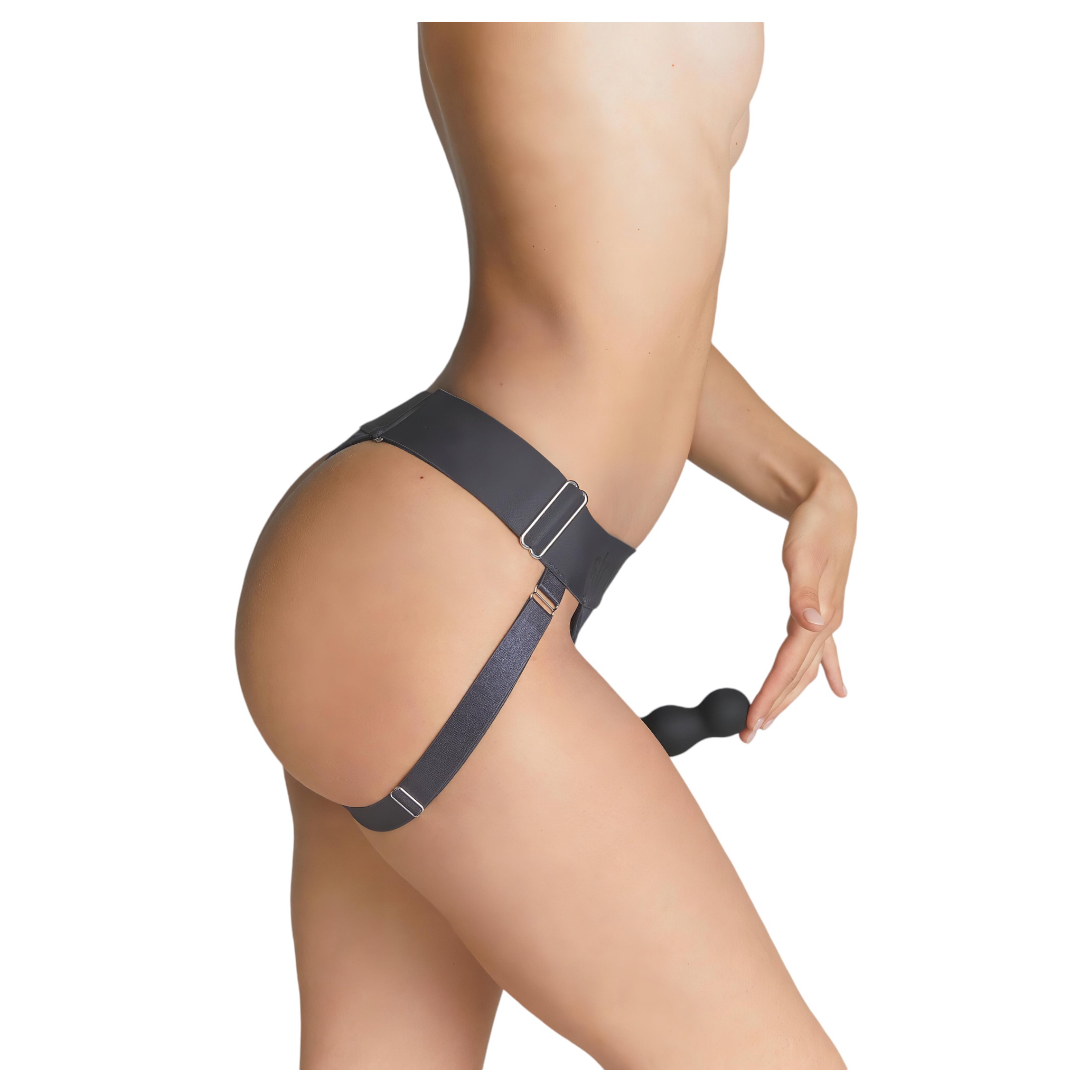 Strap-on-me – alsó felcsatolható dildóhoz – XS-XXL (szürke)
