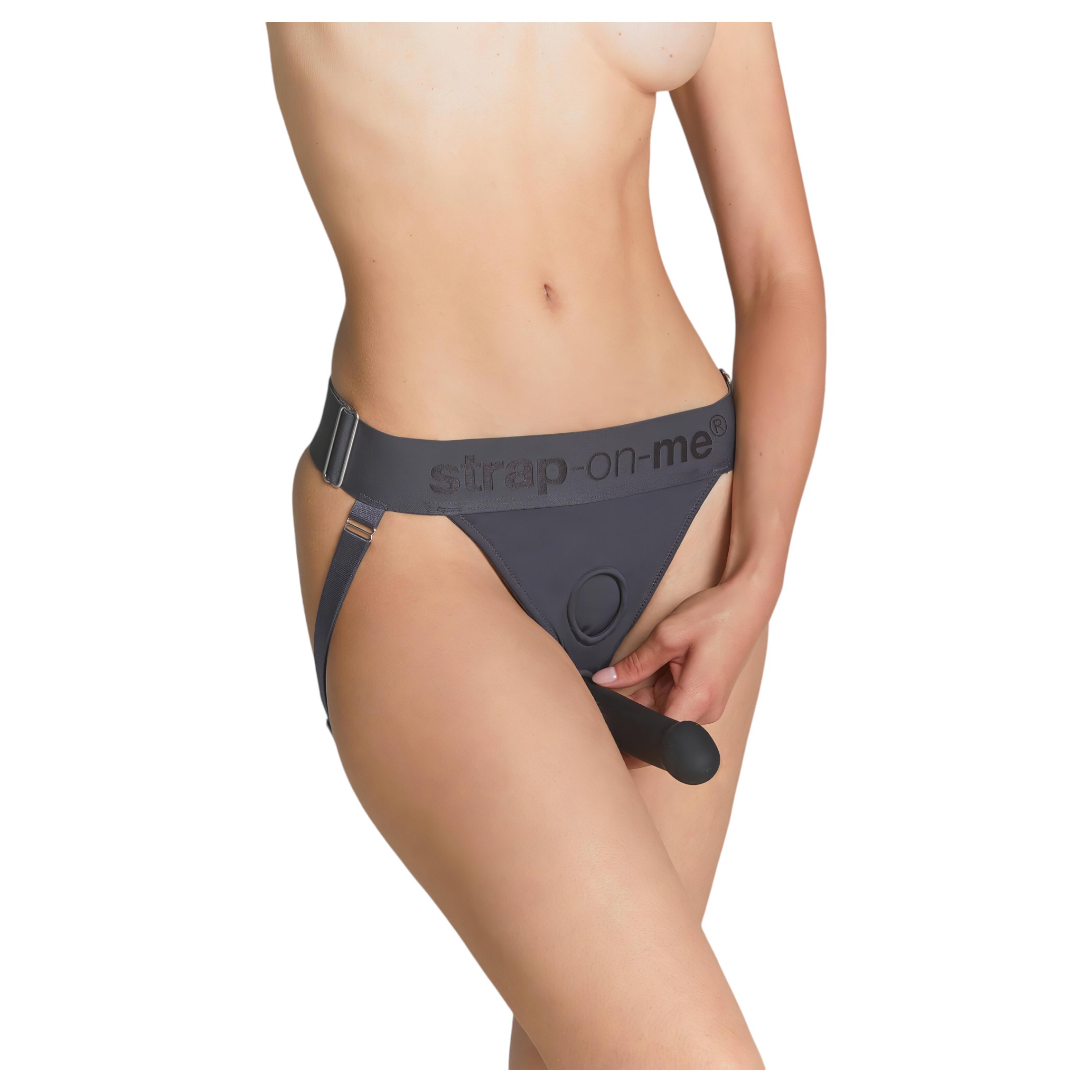 Strap-on-me – alsó felcsatolható dildóhoz – XS-XXL (szürke)
